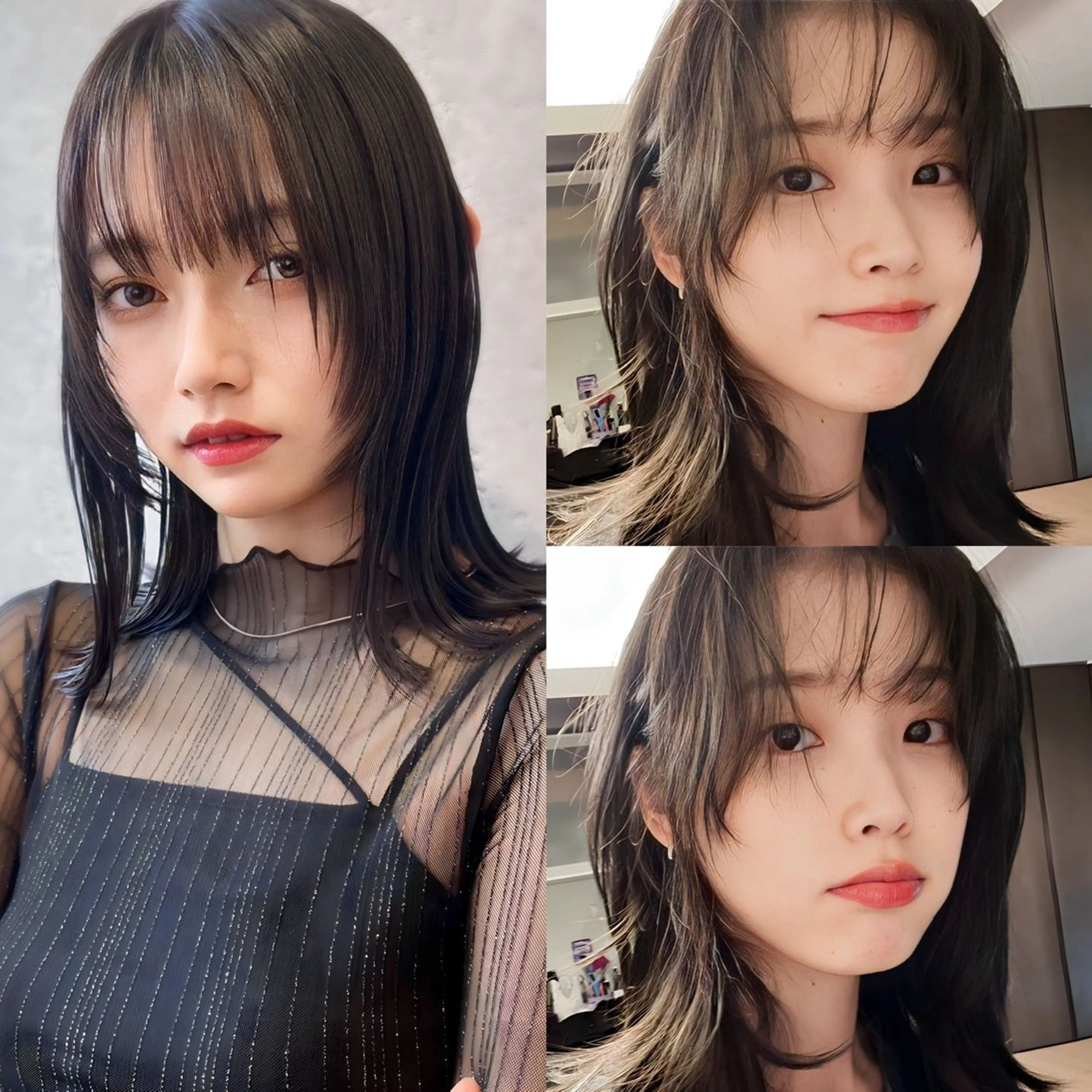 セミロング 映える顔まわり/前髪 特化 💗 ユキマのヘアスタイル