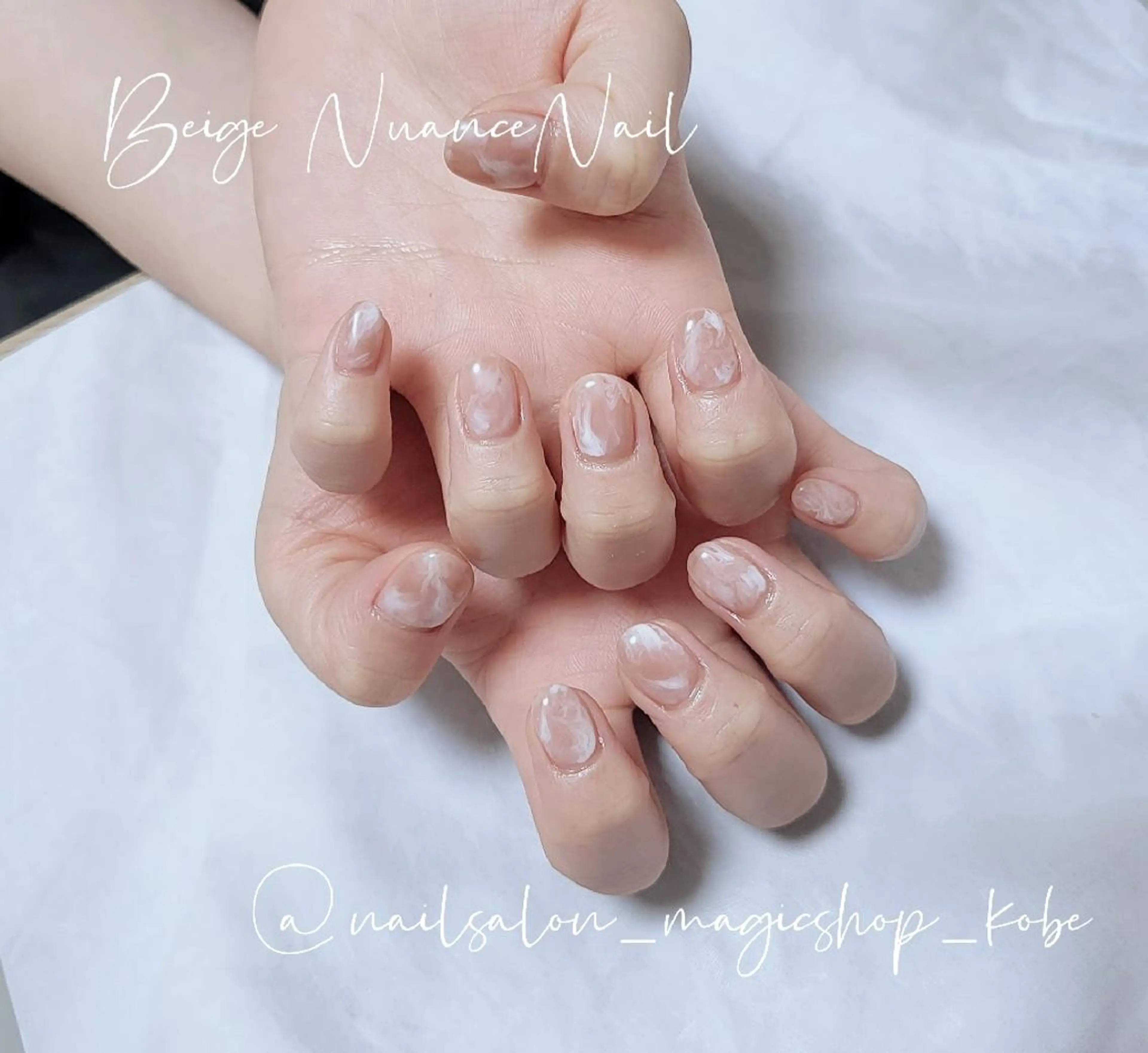 ネイル ジェルネイル ニュアンスネイル ピンク シンプルネイル ソフトジェル ハンドネイル Nailsalon MagicShopのネイルデザイン