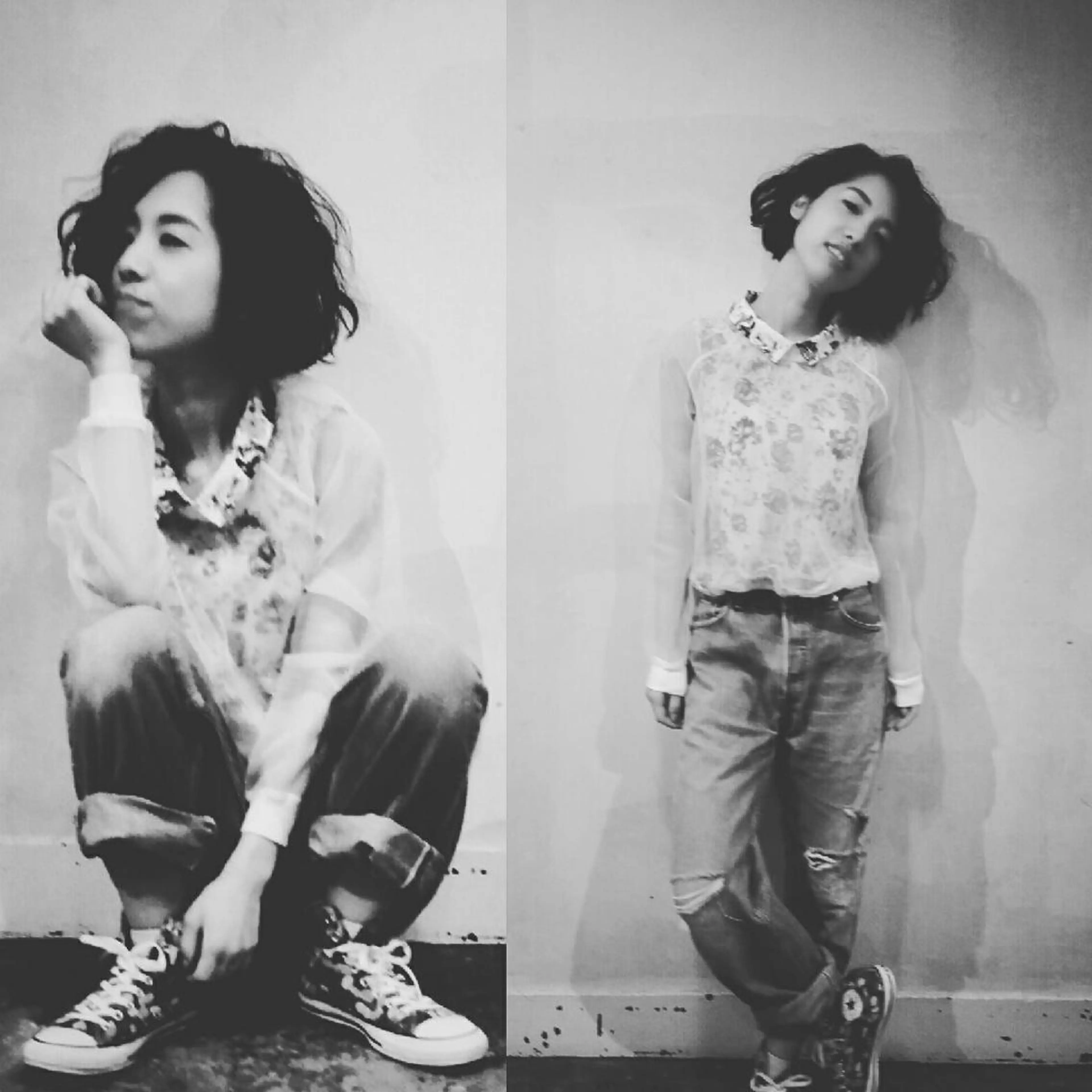 ミディアム ロング パーマ カラー OKAMOTO SUSUMUのヘアスタイル