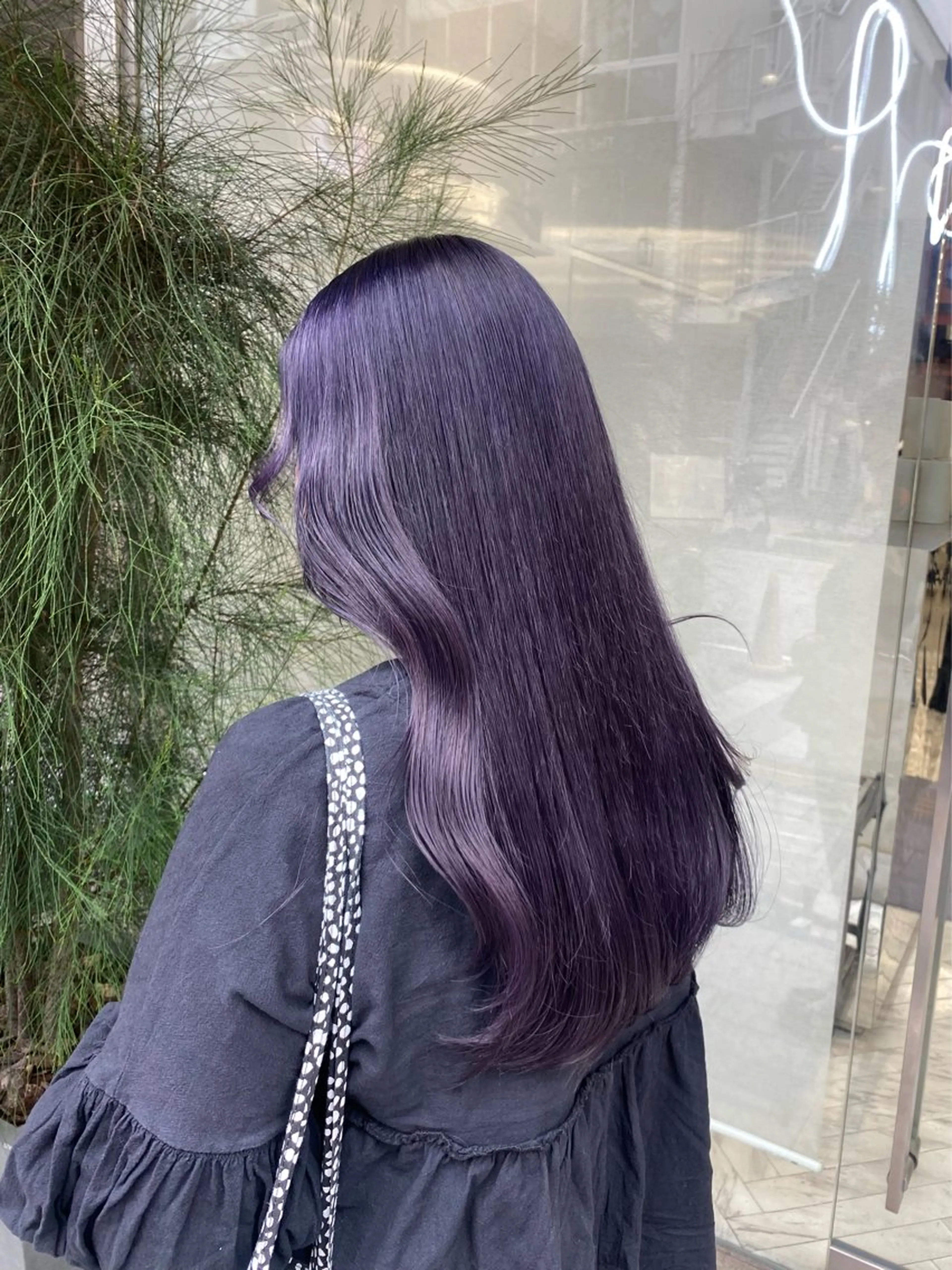 ミディアム カラー ミディアムパーマ バレイヤージュ ブリーチ ケアブリーチ ダブルカラー カラーモデル⚡️ REONのヘアスタイル