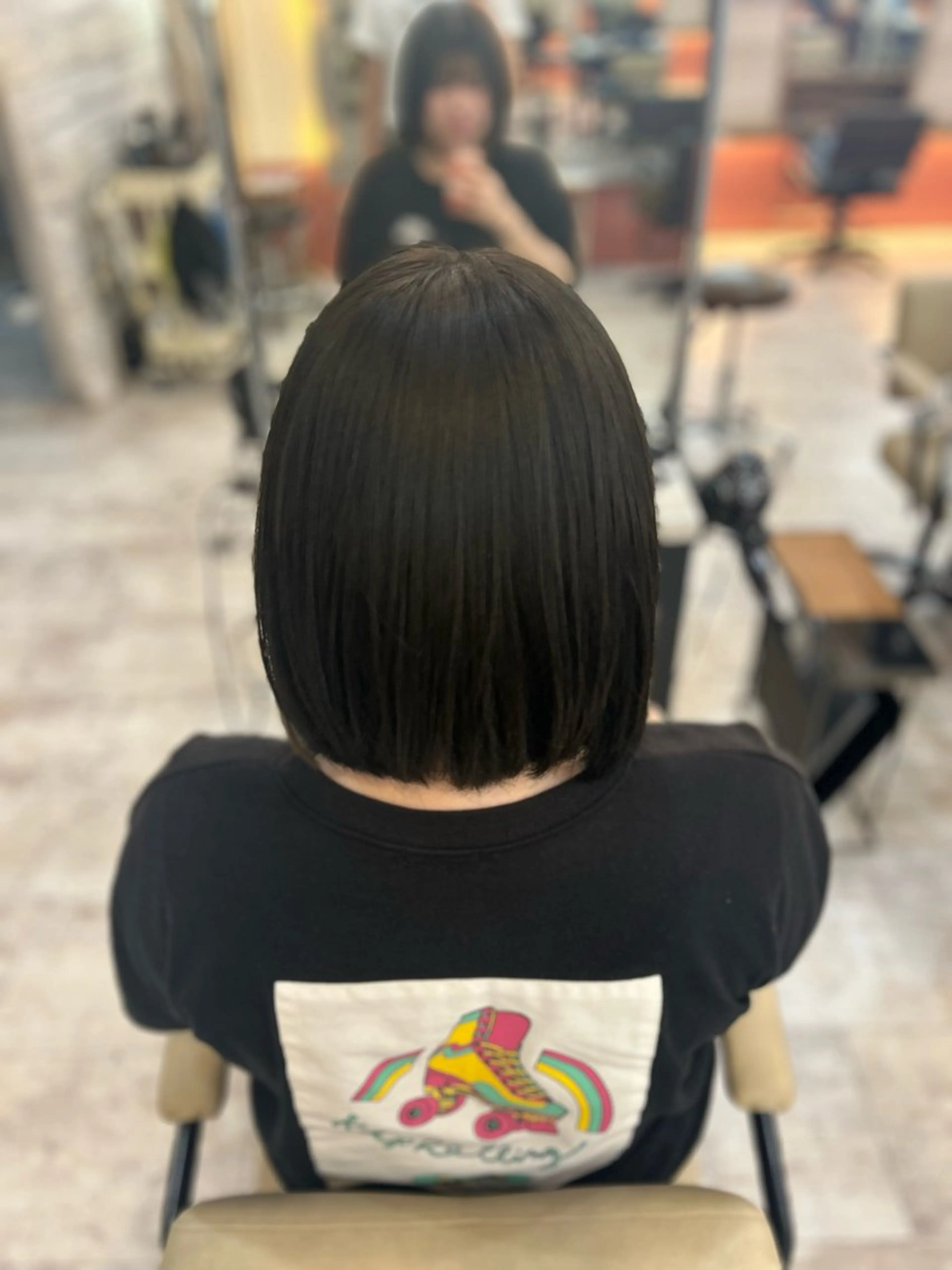 カラー オリーブカラー 村林 美柚のヘアスタイル