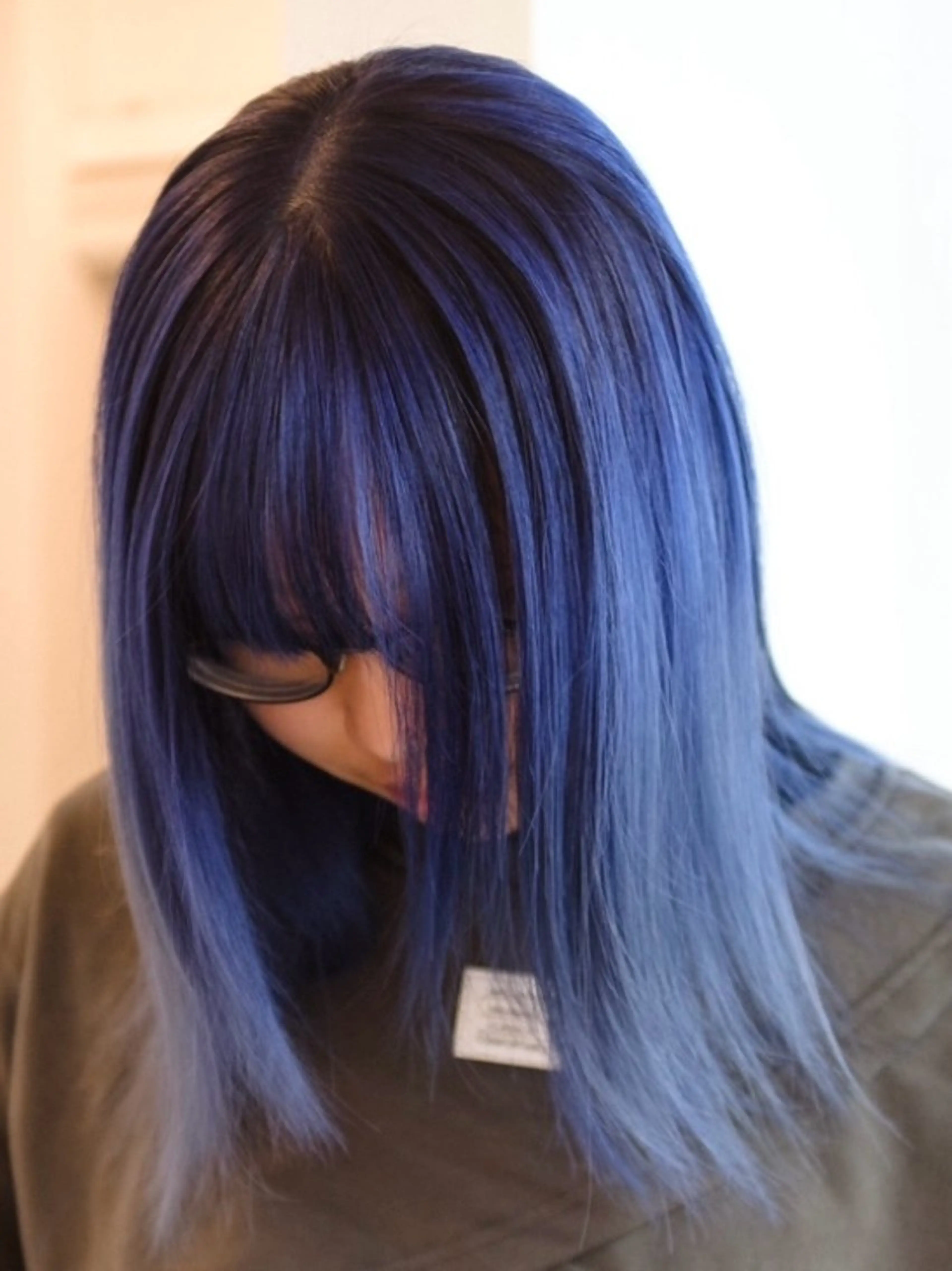 セミロング カラー ヘアアレンジ カット ヘアカラー トリートメント HAIR SALON fuugaせんげん台店所属・ハイトーン/デザイン カラー/あおいのヘアスタイル