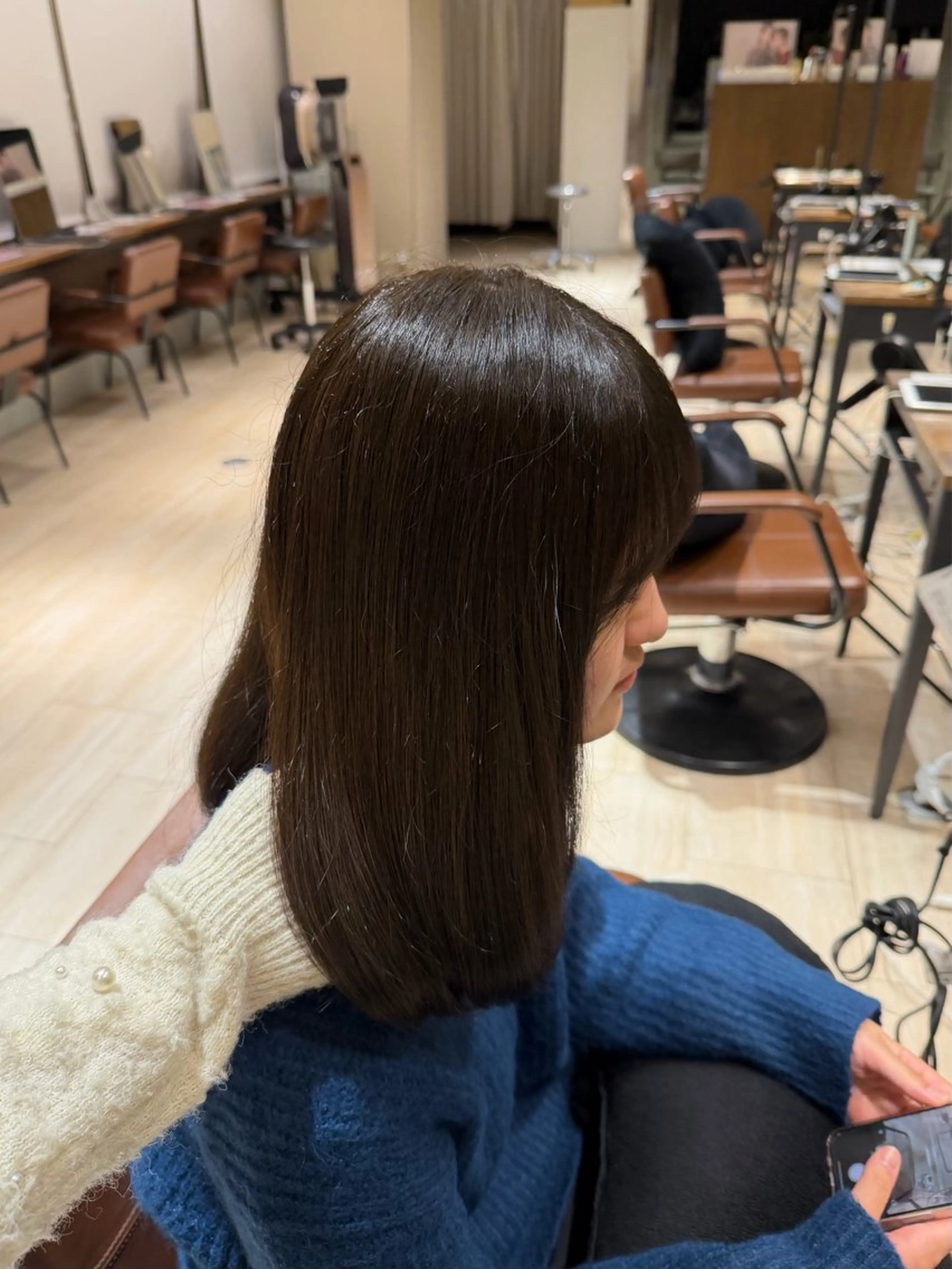 ミディアム ヘアカラー 瑞希 / GINZA assistantのヘアスタイル