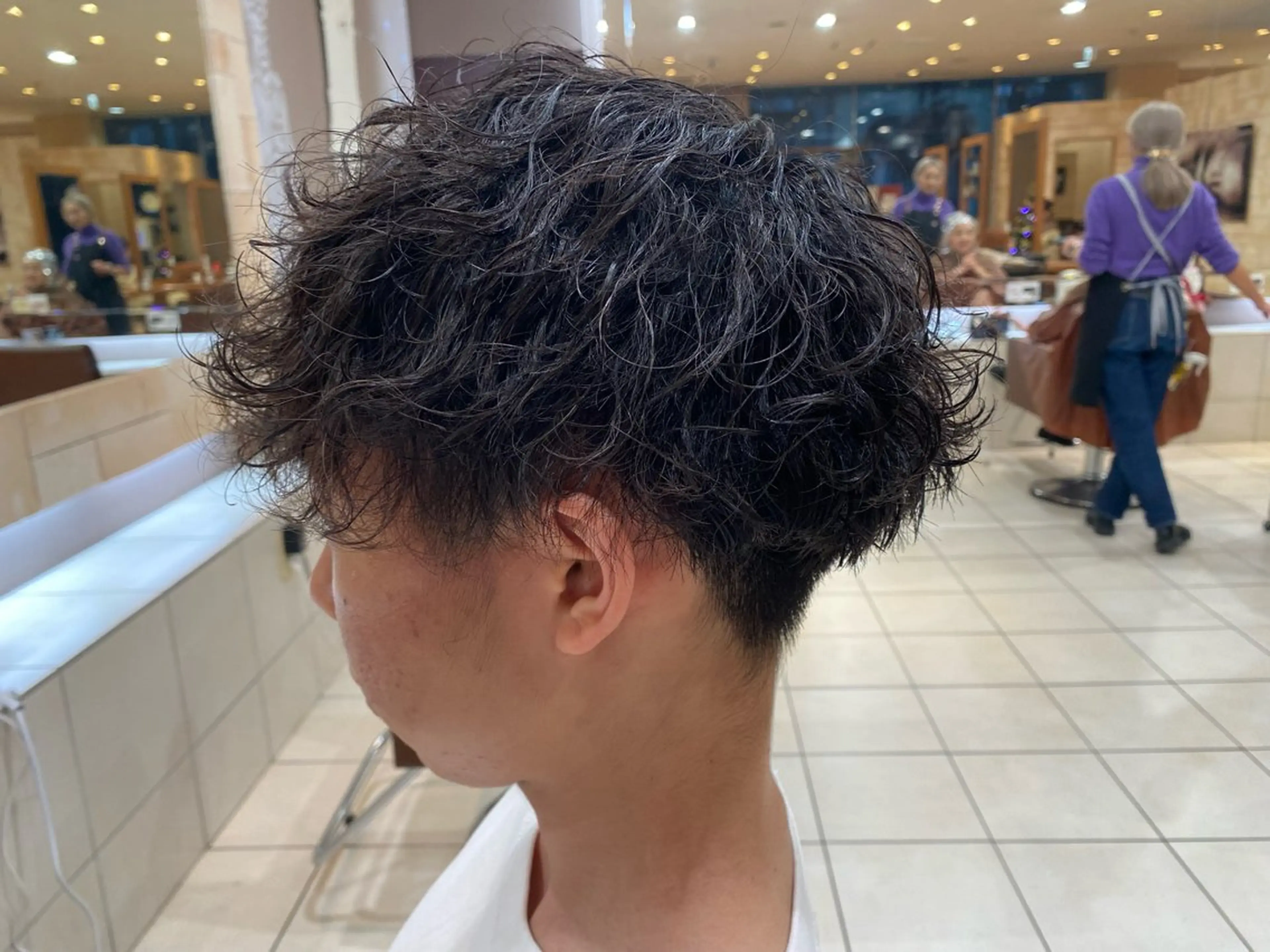 パーマ メンズ 福嶋 和幸のヘアスタイル