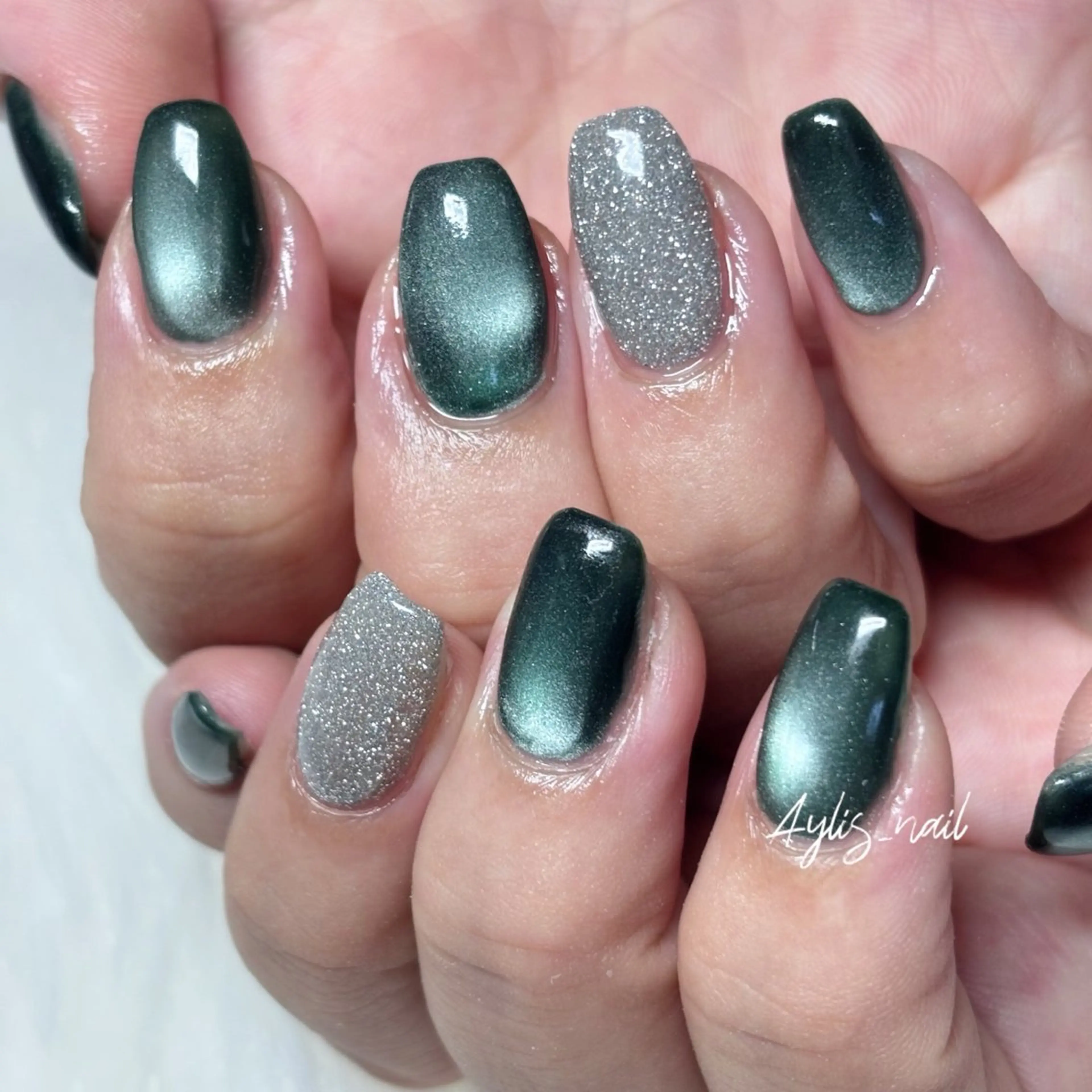 ネイル フラッシュネイル ハンドネイル Aylis_nail 宇土・宇城のネイルデザイン