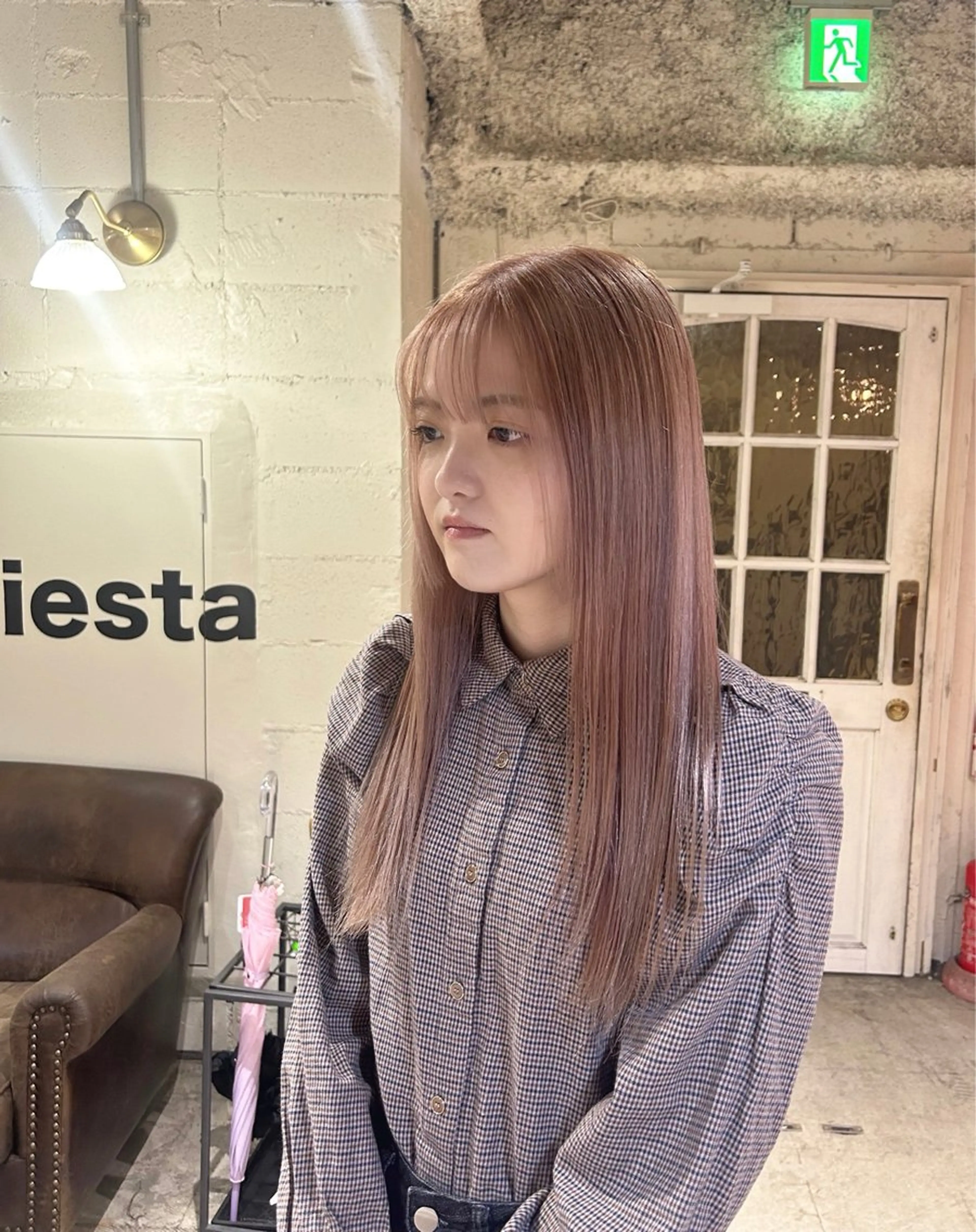 ロング カラー ヘアカラー トリートメント ☁️透明感カラー☁️ Reikaのヘアスタイル