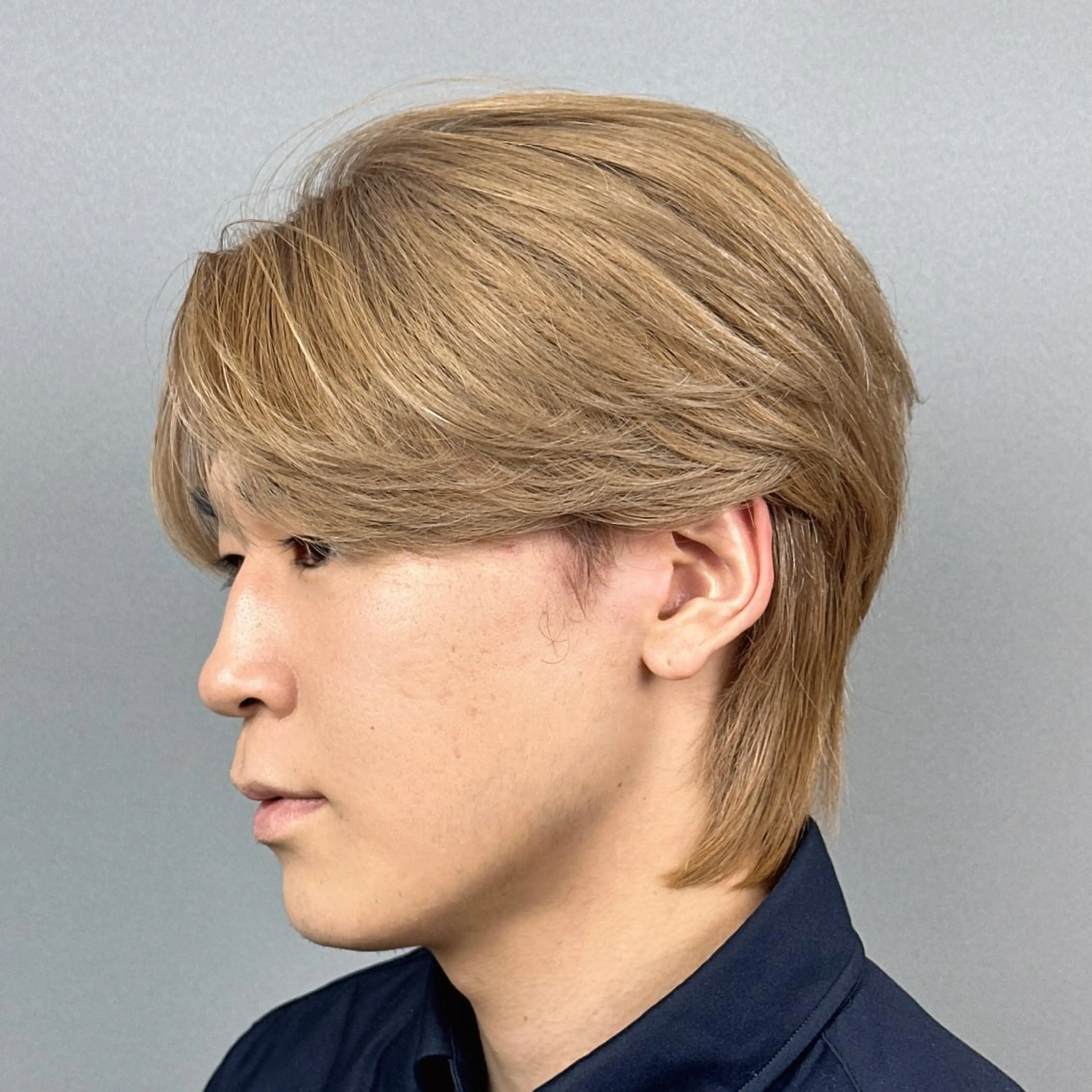 ミディアム カラー メンズ ヘアカラー トリートメント 韓国ヘアADOR HARUKIのヘアスタイル