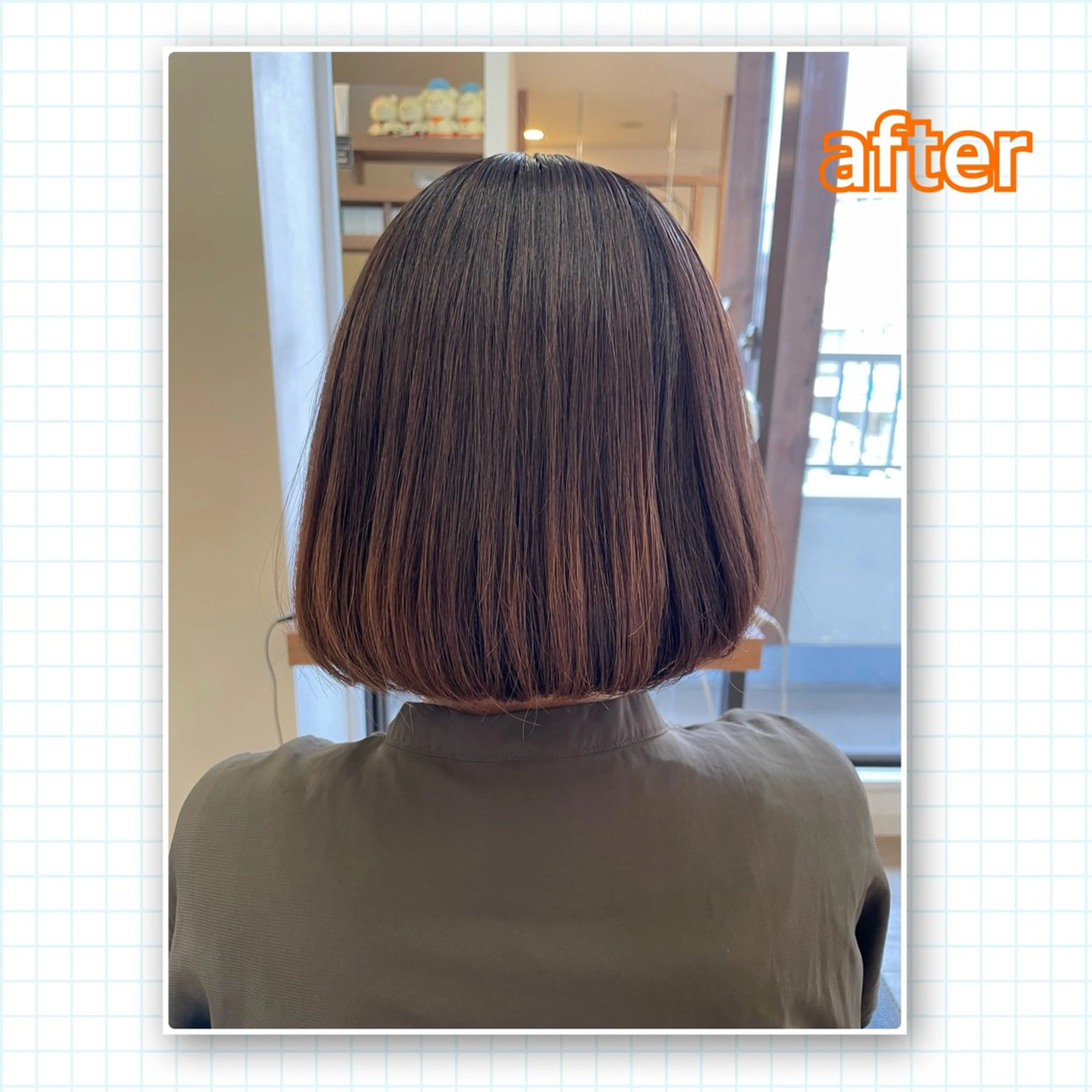 ショート アミーベル🧸🧡 井口店✂️しおりのヘアスタイル