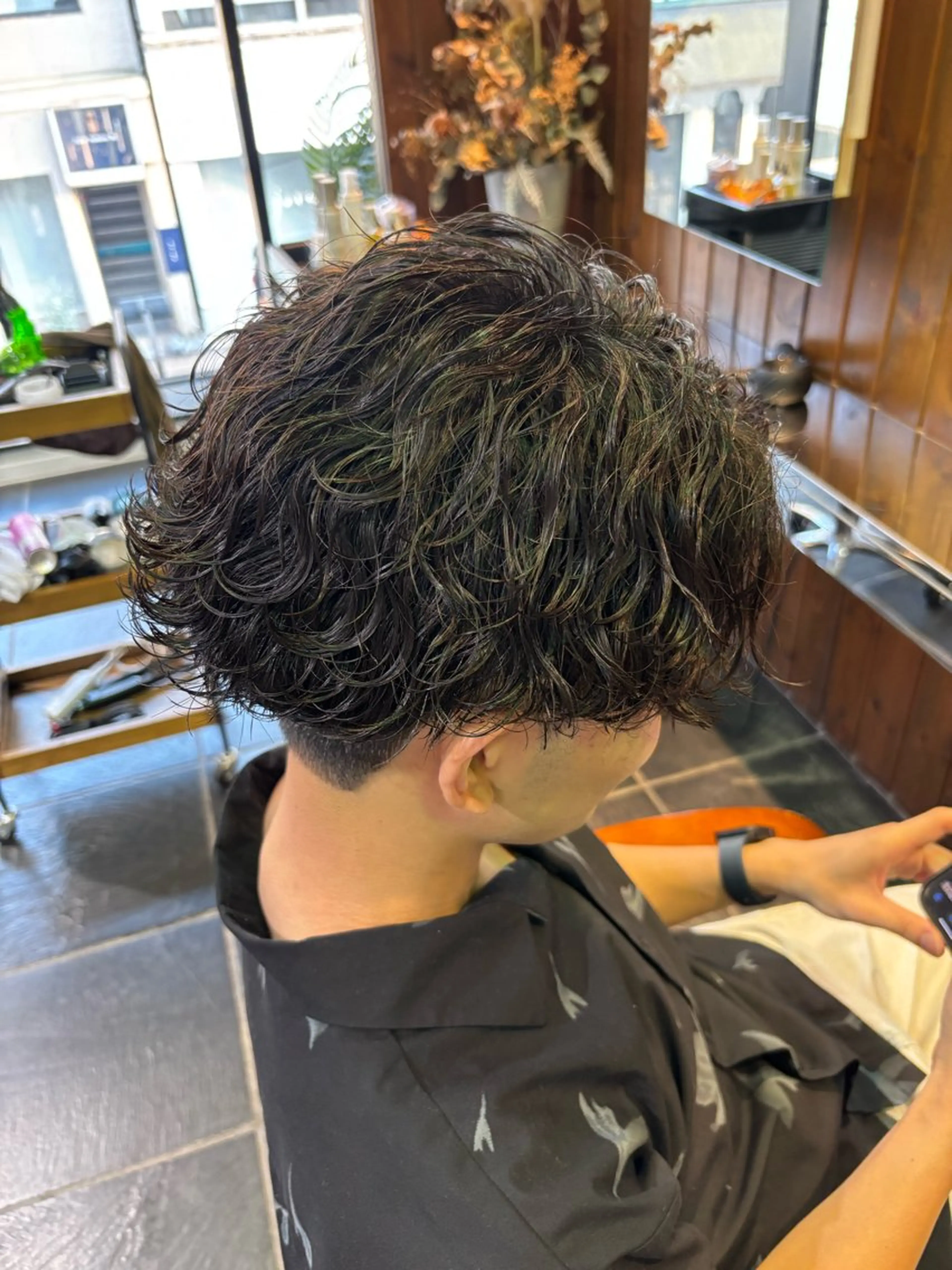 パーマ メンズ カット パーマ ruen大分駅店 /佐藤萌音のヘアスタイル