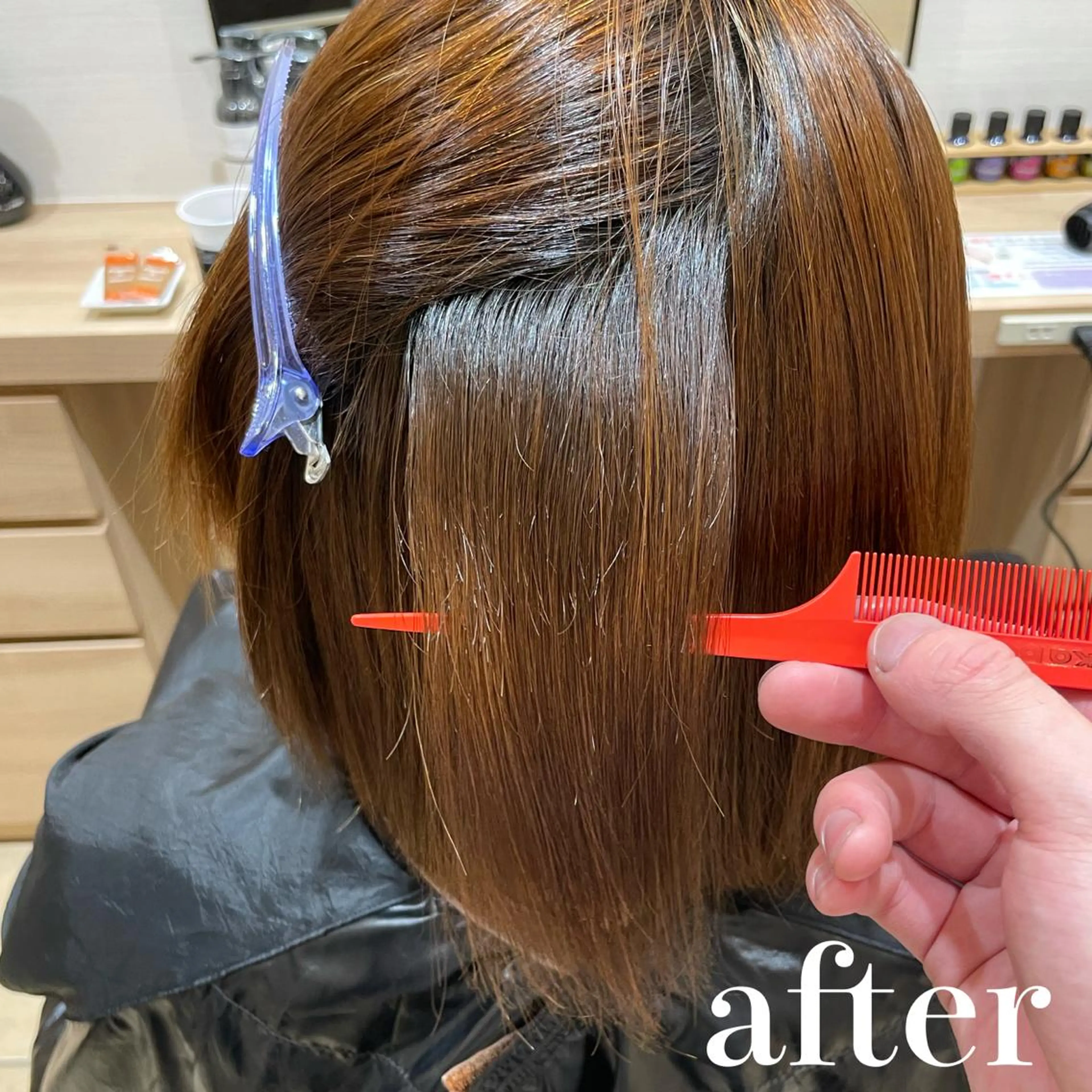 ショート パーマ ショートヘア 縮毛矯正 ストレートパーマ ブリーチ/縮毛矯正/ ボブ特化/よしきのヘアスタイル