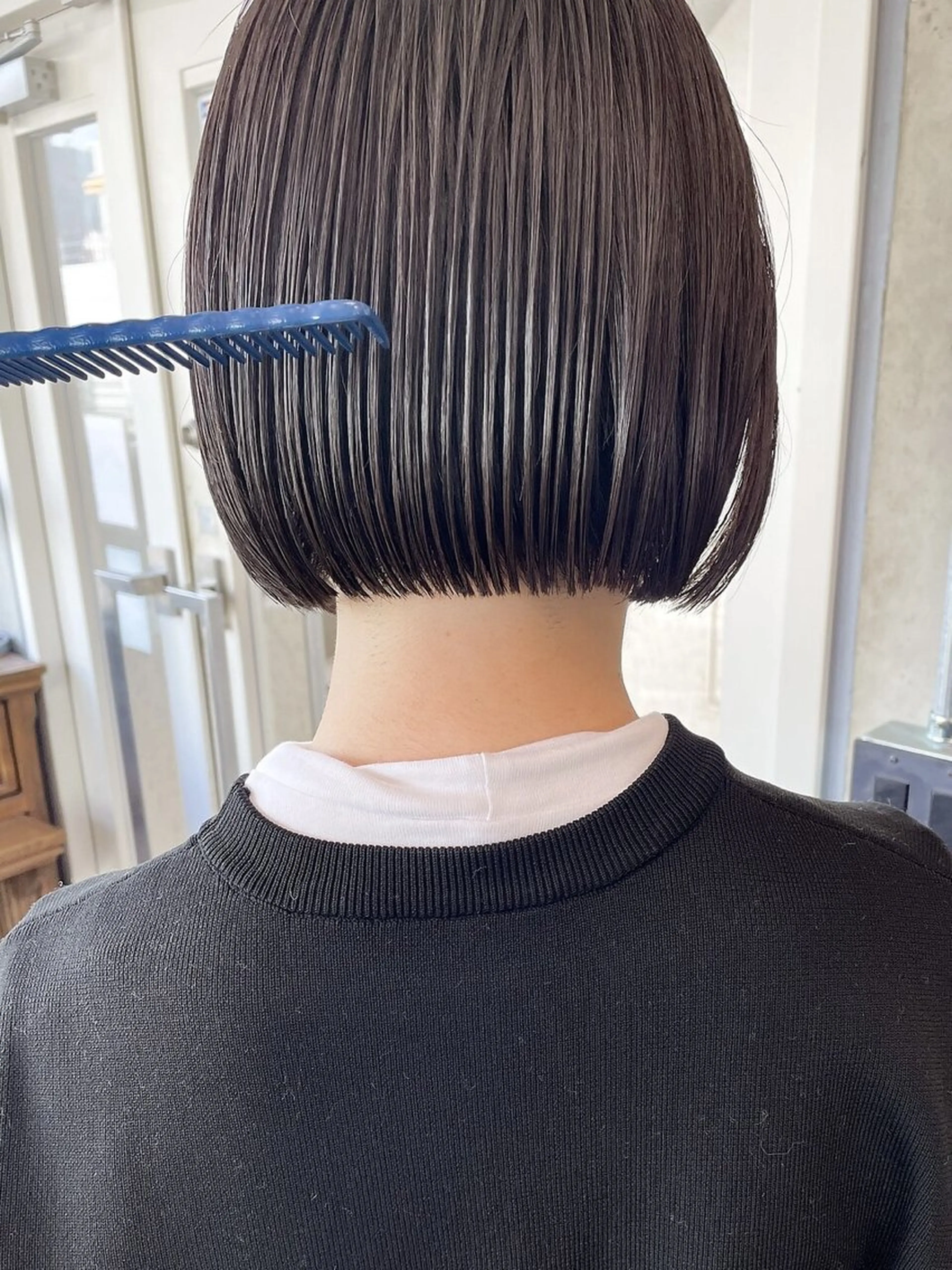 【ダメージレス髪質改善】骨格矯正カット＋髪質改善トリートメントストレートの写真
