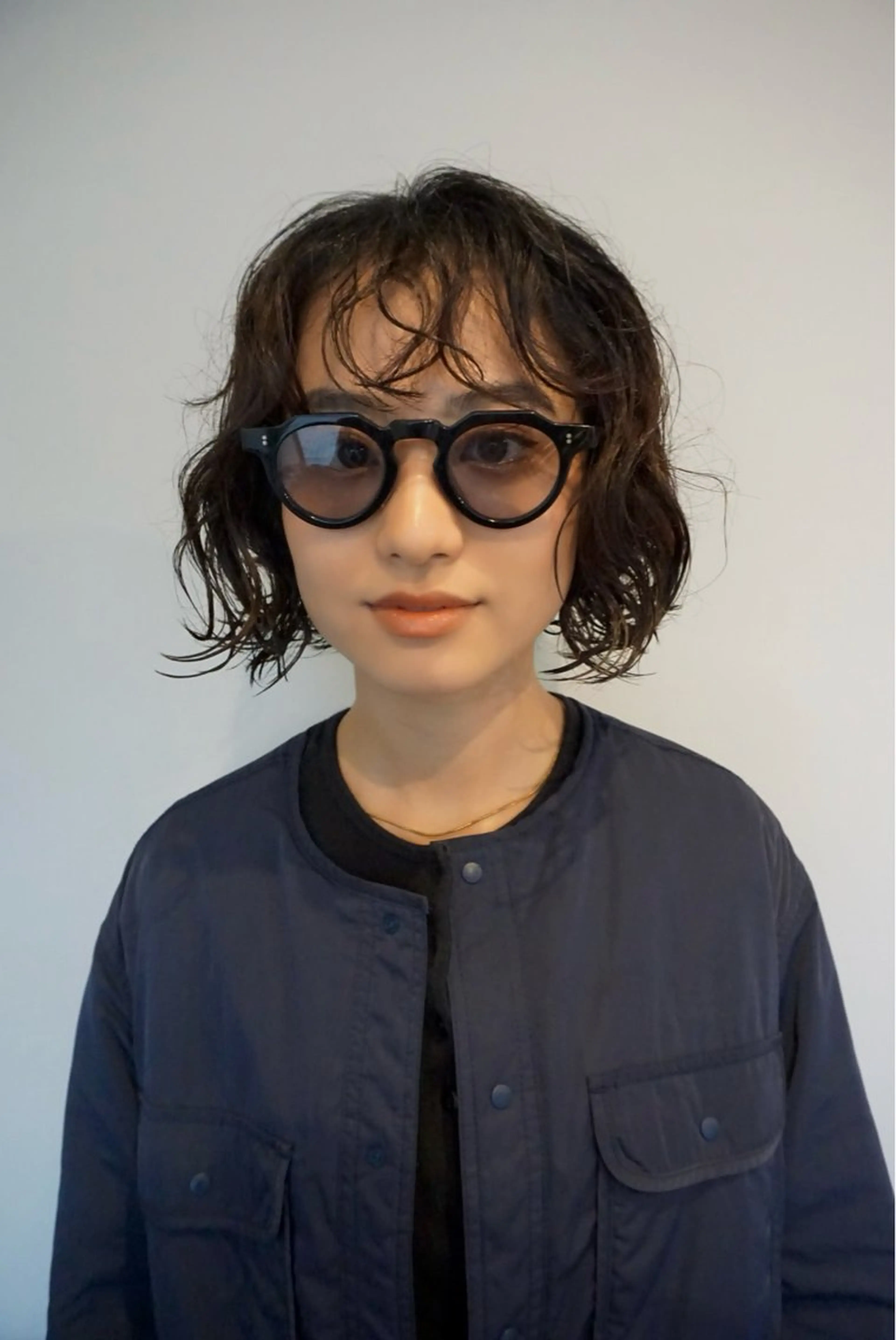 ミディアム ミディアムパーマ カット パーマ miyuu/透明感 カラー/レイヤー🤎のヘアスタイル