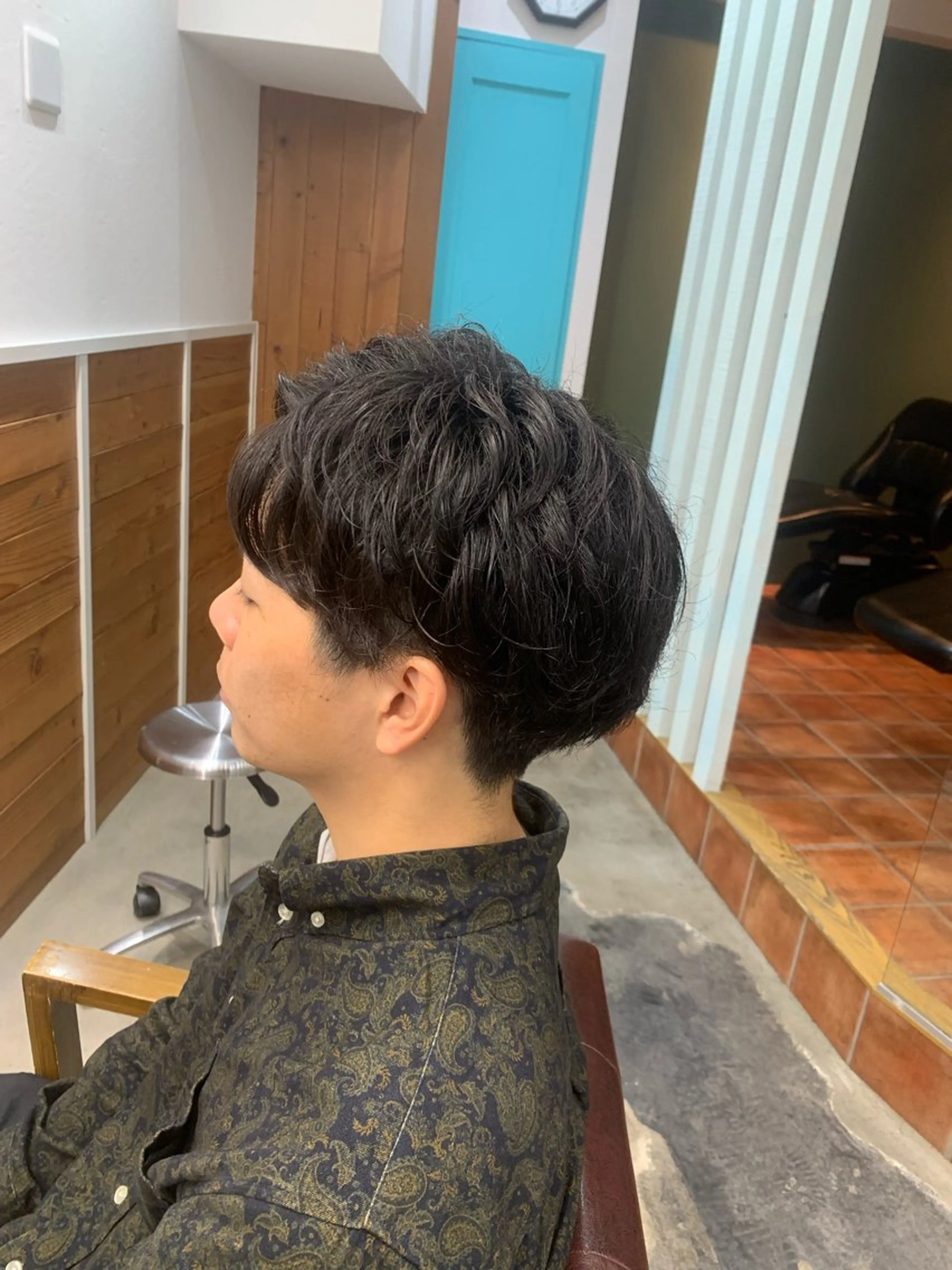 パーマ メンズ 圧倒的透明感カラー ⭐️NAOKIのヘアスタイル