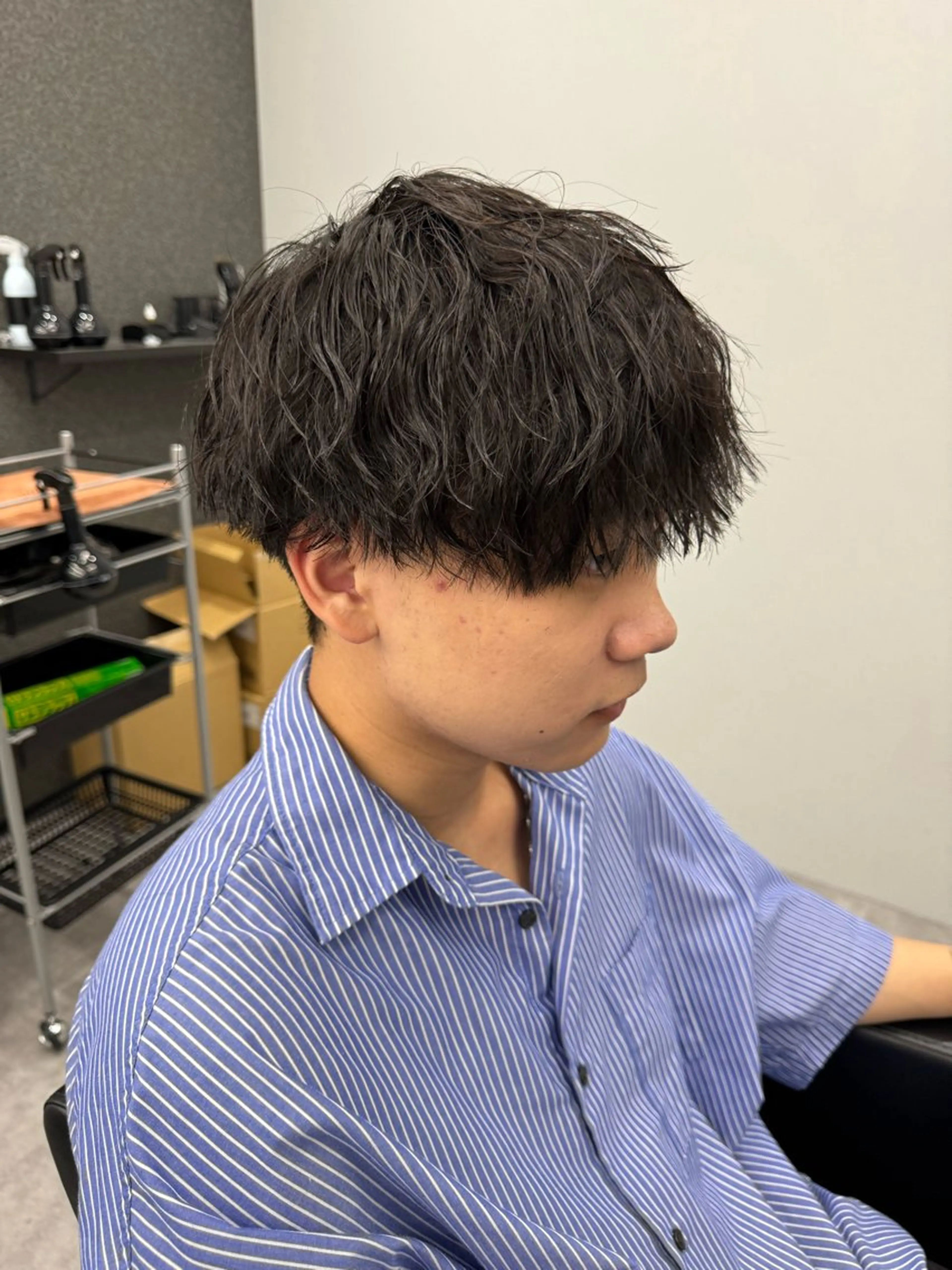 ショート パーマ メンズ Men's専門✂︎ 増田　正義のヘアスタイル