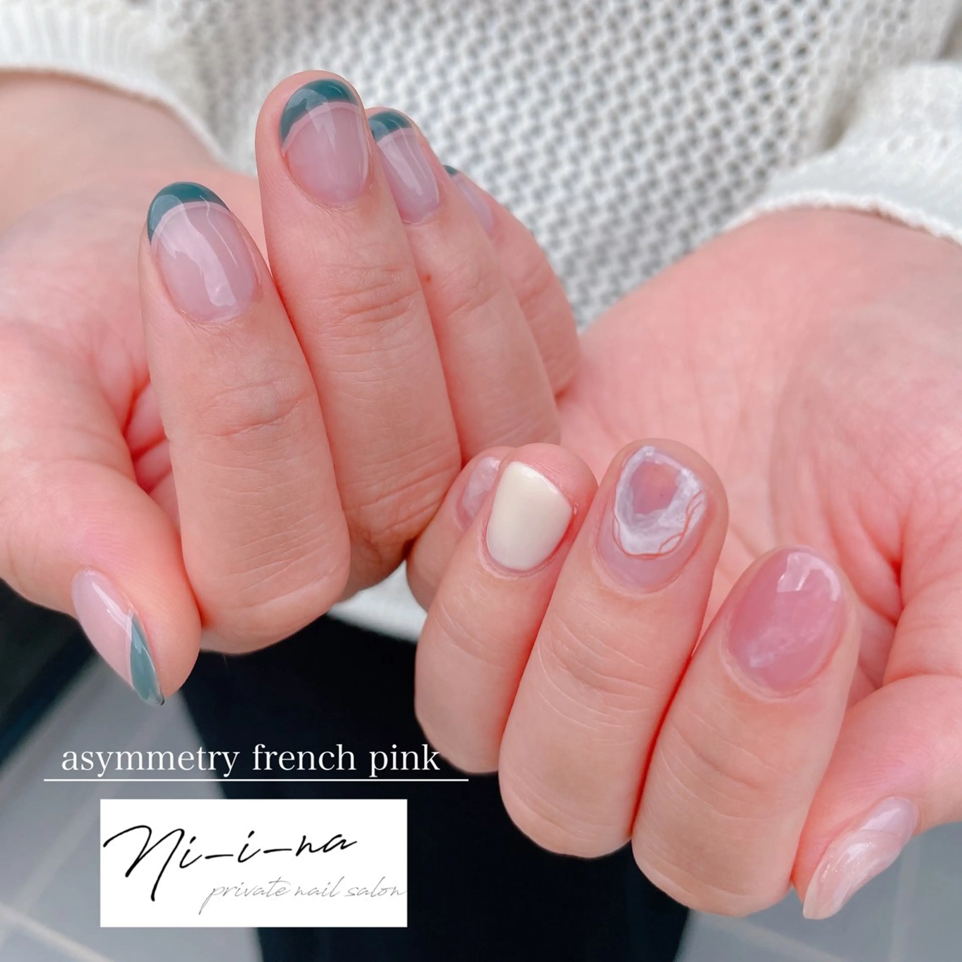 ネイル ハンドネイル nail salon Ni-i-naのネイルデザイン