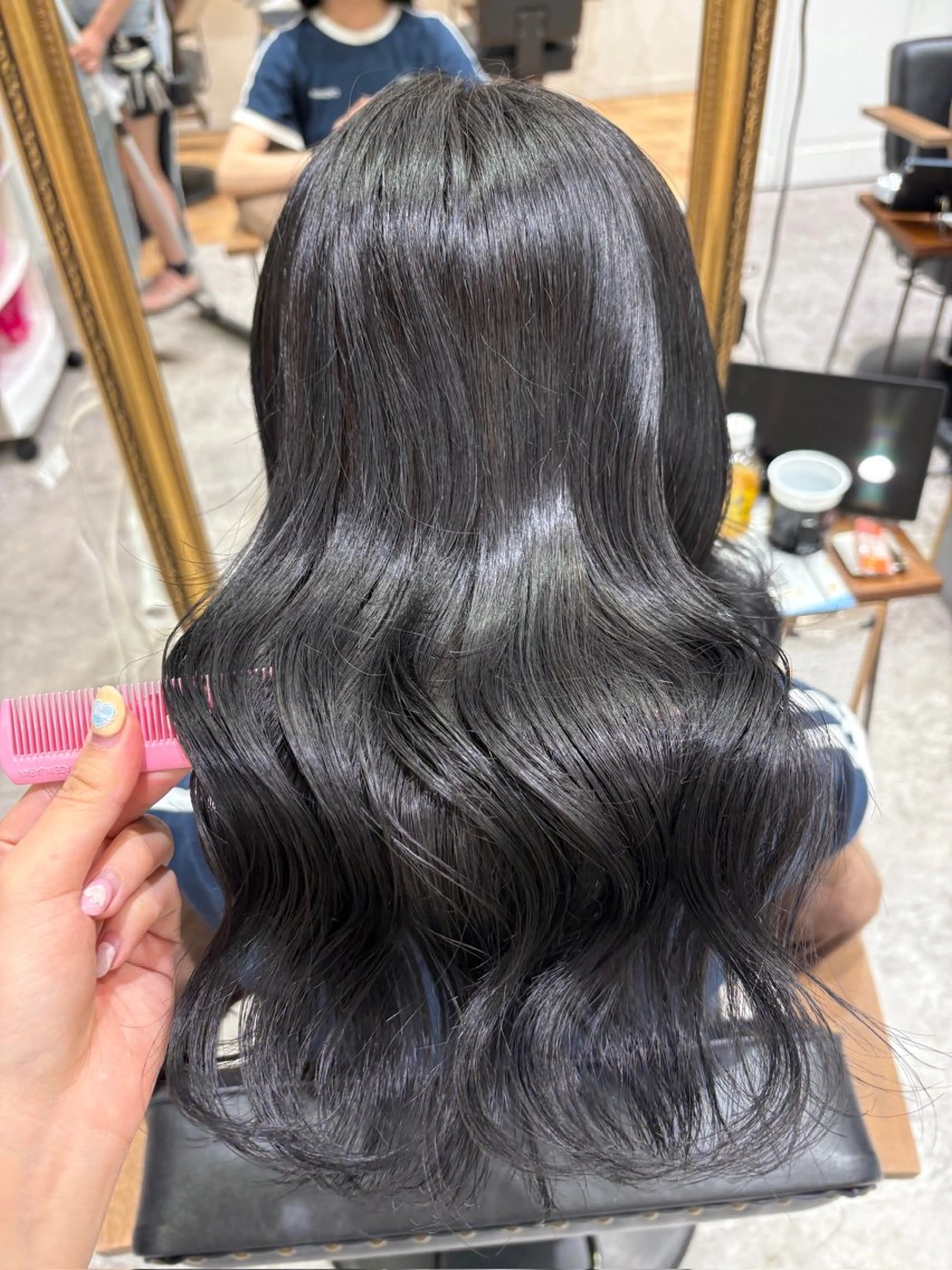 ミディアム ヘアカラー 🍒暖色 girly AYANA🍒のヘアスタイル