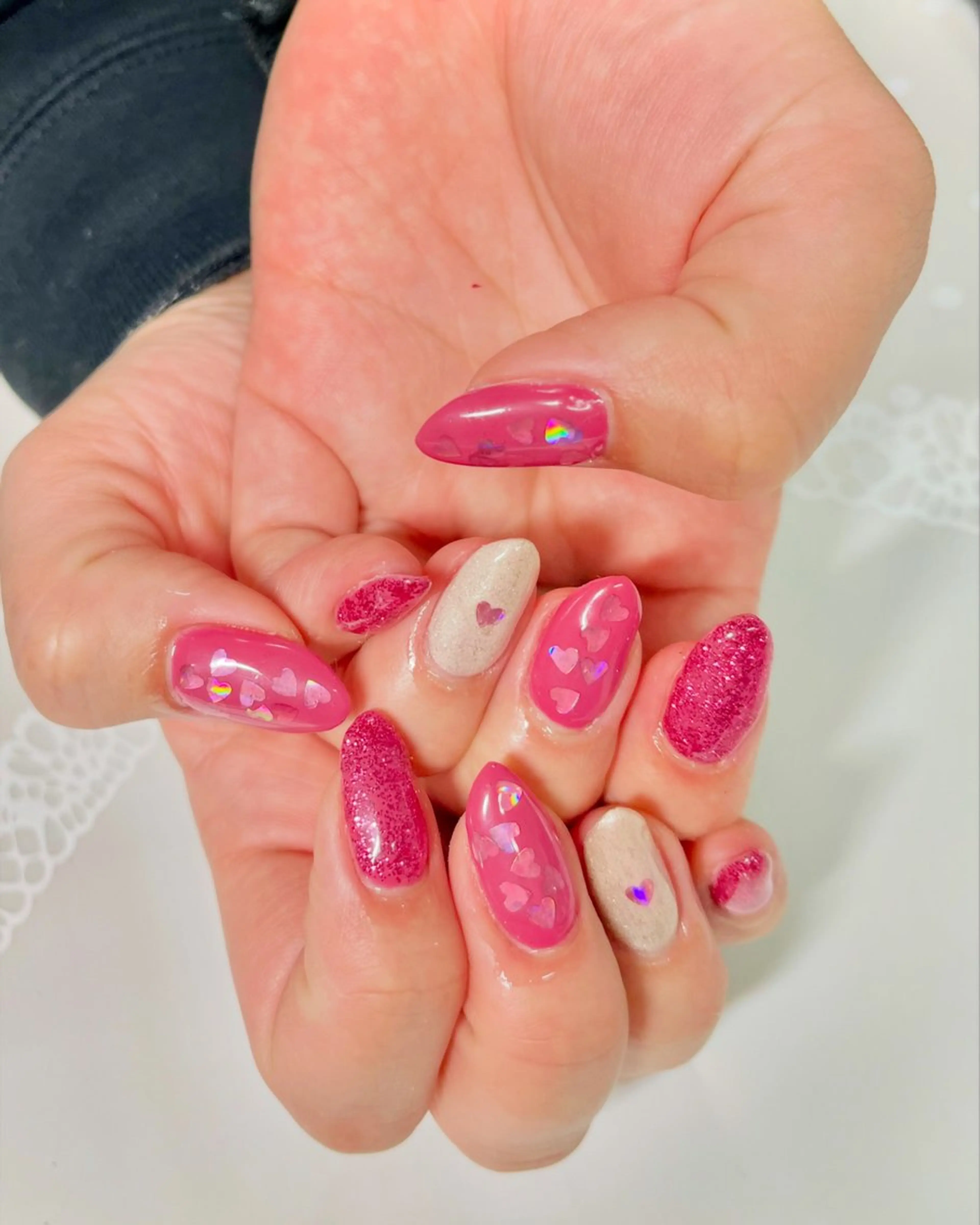 ネイル バレンタイン 新宿ネイルサロン ジェミディローサ所属・新宿ネイルサロン ジェミディローサのネイルデザイン