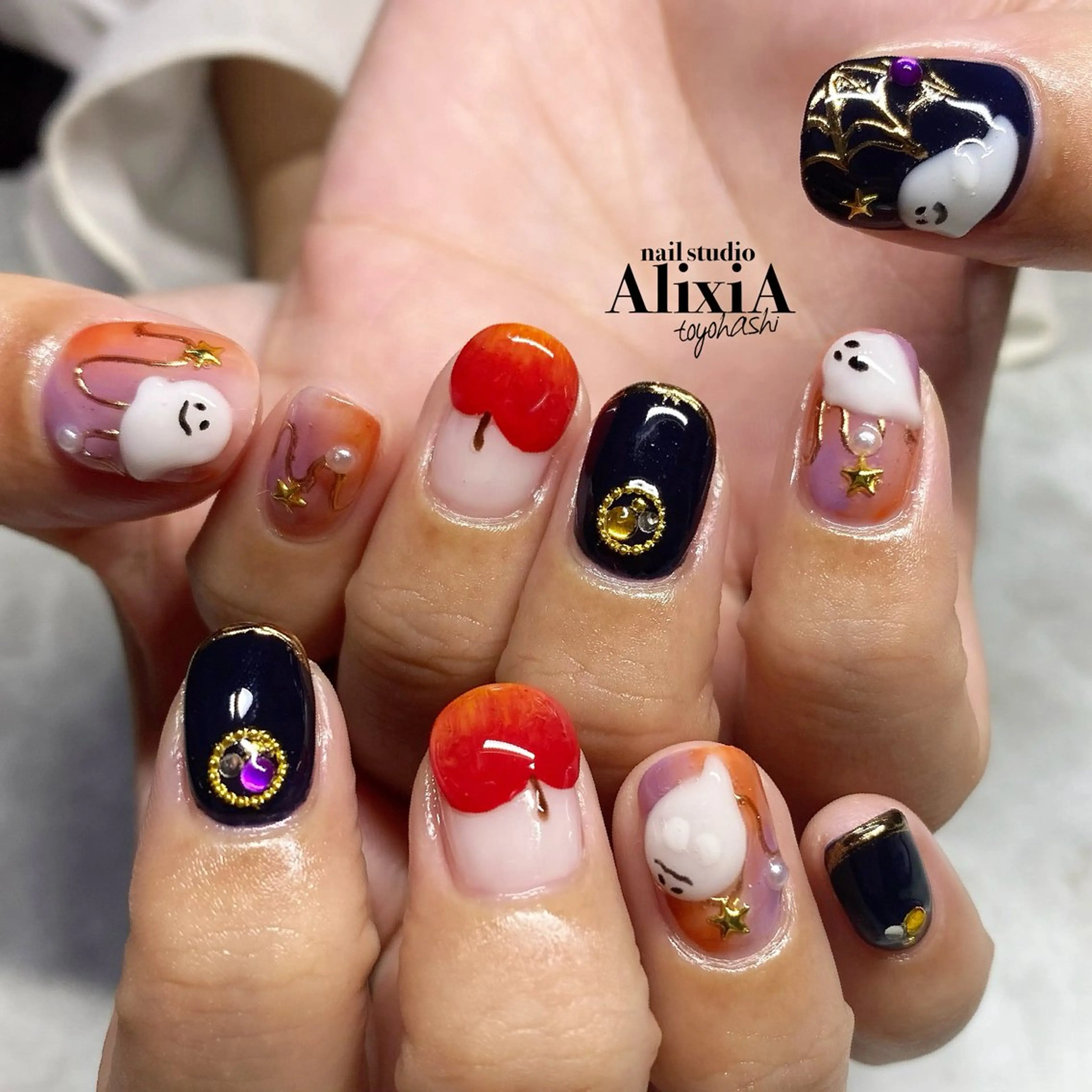 ネイル ハンドネイル AlixiA   nail studio所属・AlixiA ゆみのネイルデザイン