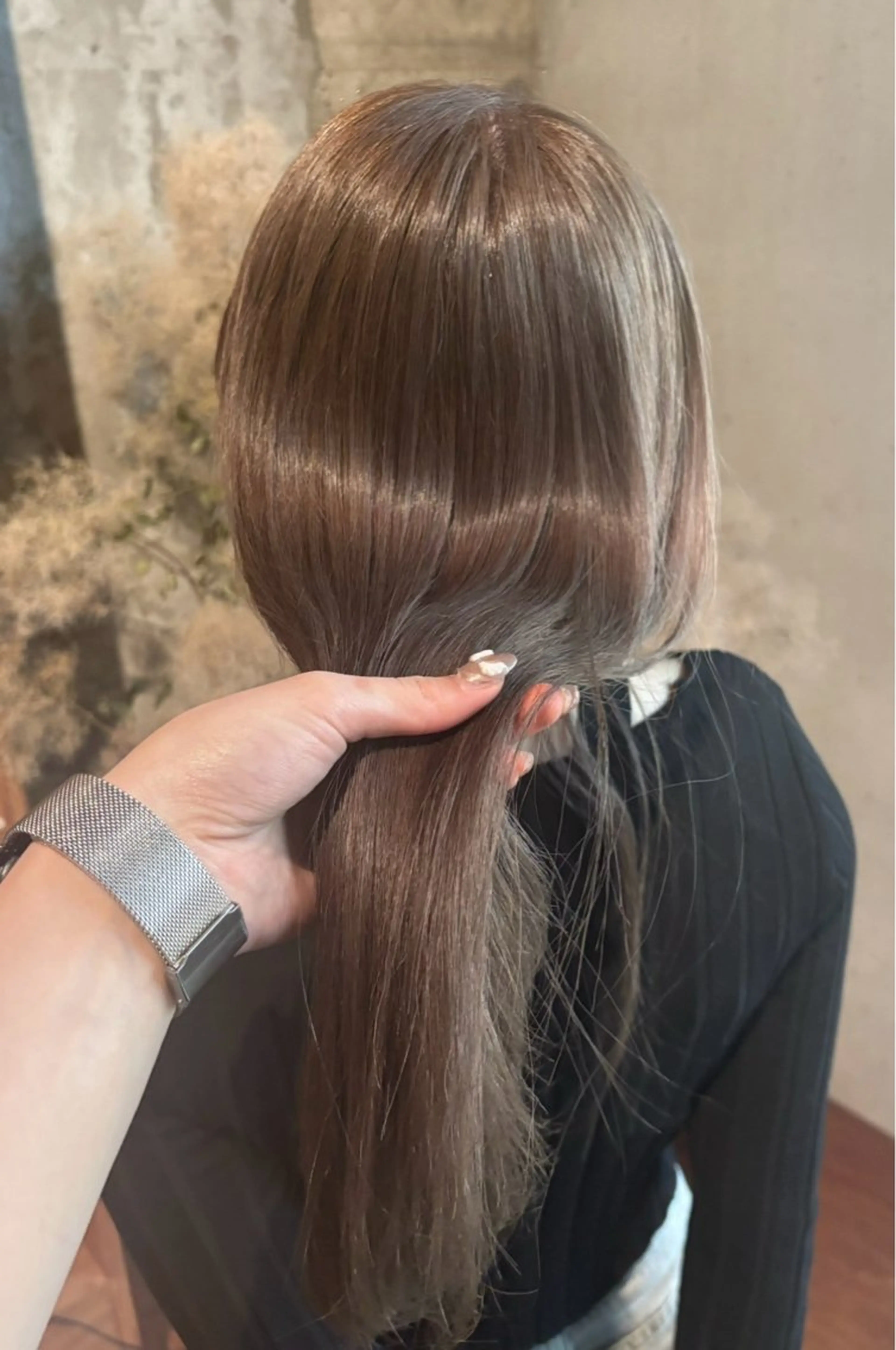 ロング カラー ブリーチ ヘアカラー 【sica】 チナのヘアスタイル