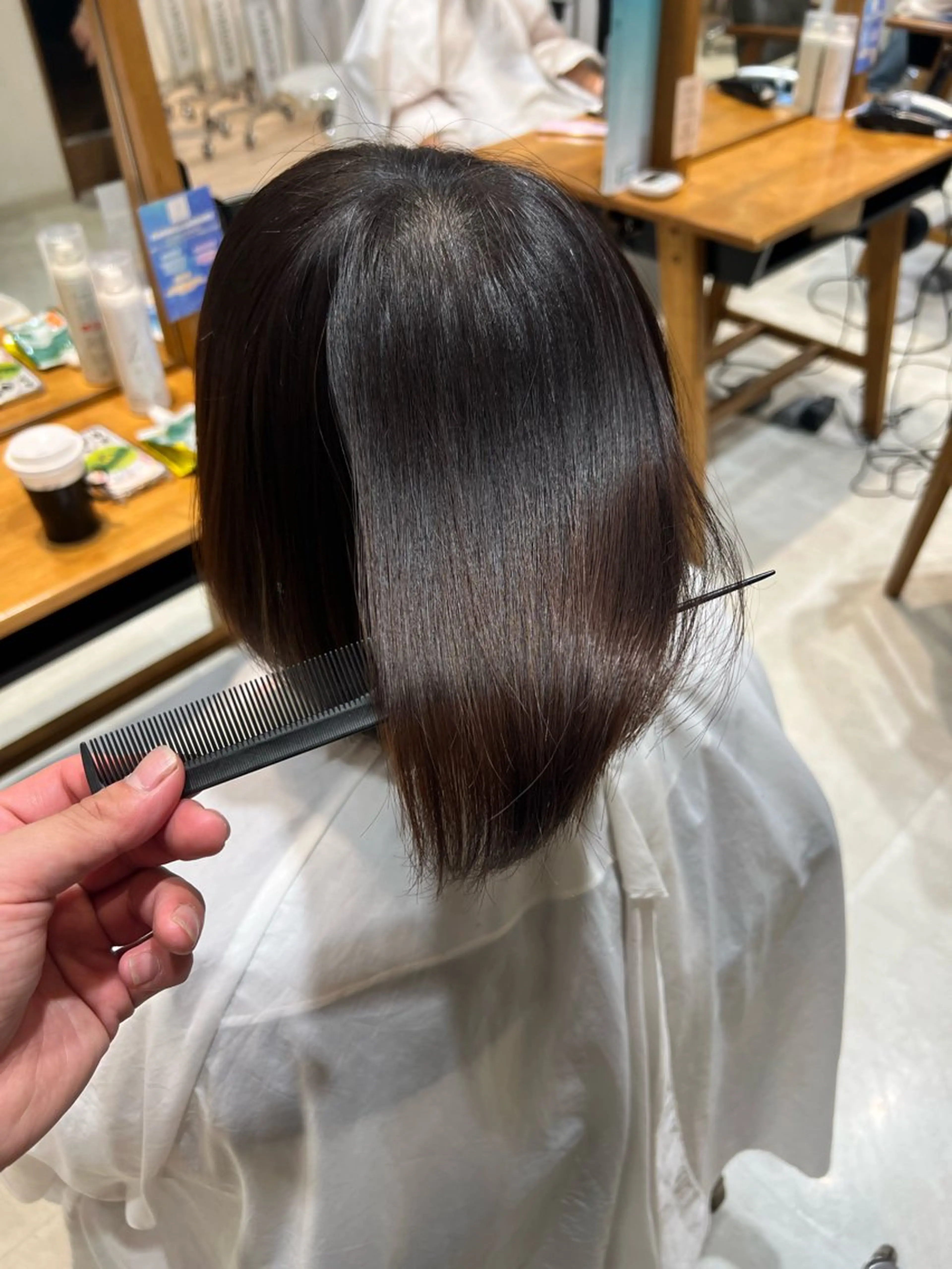 ショート 縮毛矯正 縮毛矯正 i.blue所属・縮毛矯正特化/ 髪質改善/だいすけのヘアスタイル