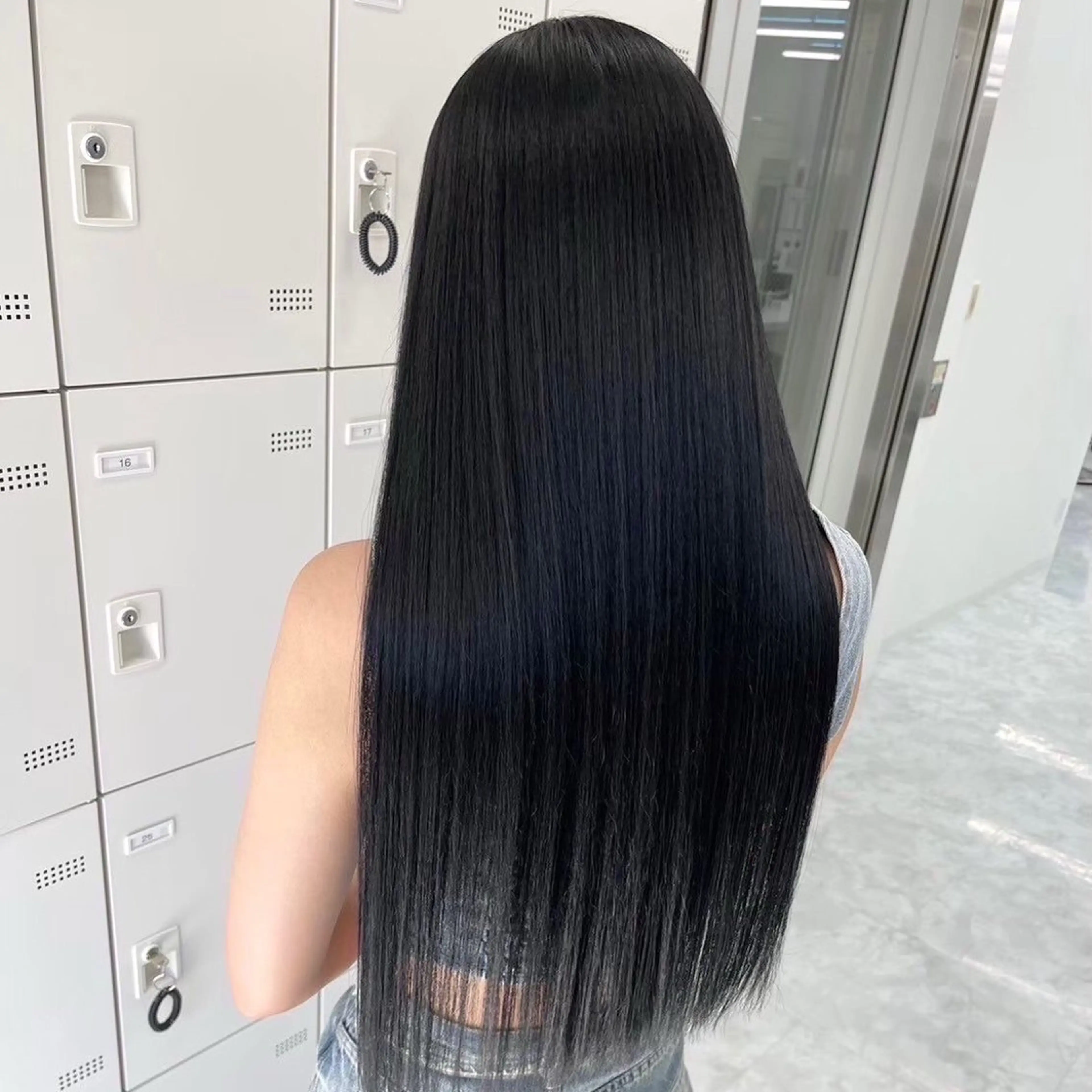 ミディアム カラー 赤みなし艶カラー🍈 ユウナ🍈🤍のヘアスタイル