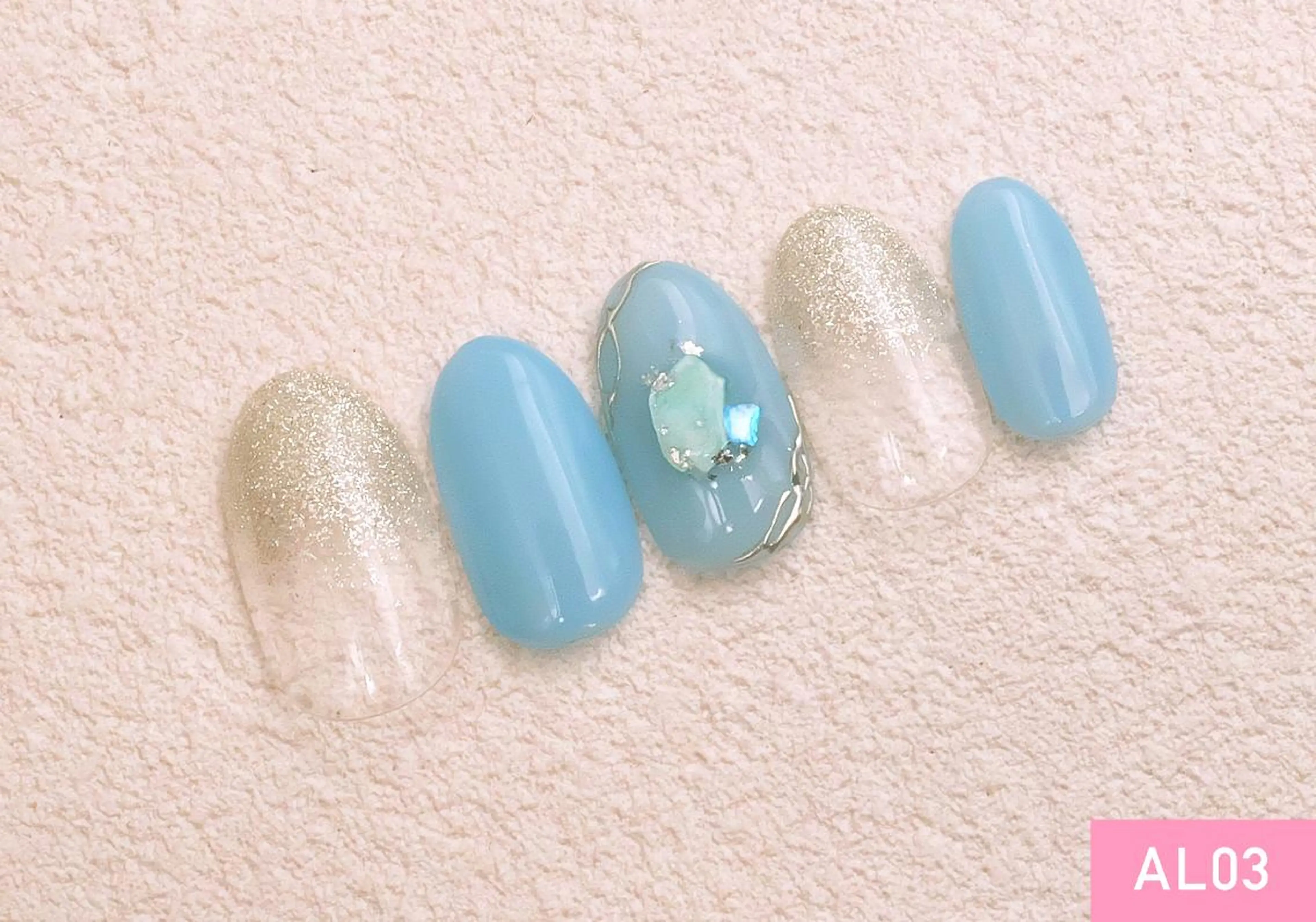 ネイル シルバー 新橋Nail あやののネイルデザイン