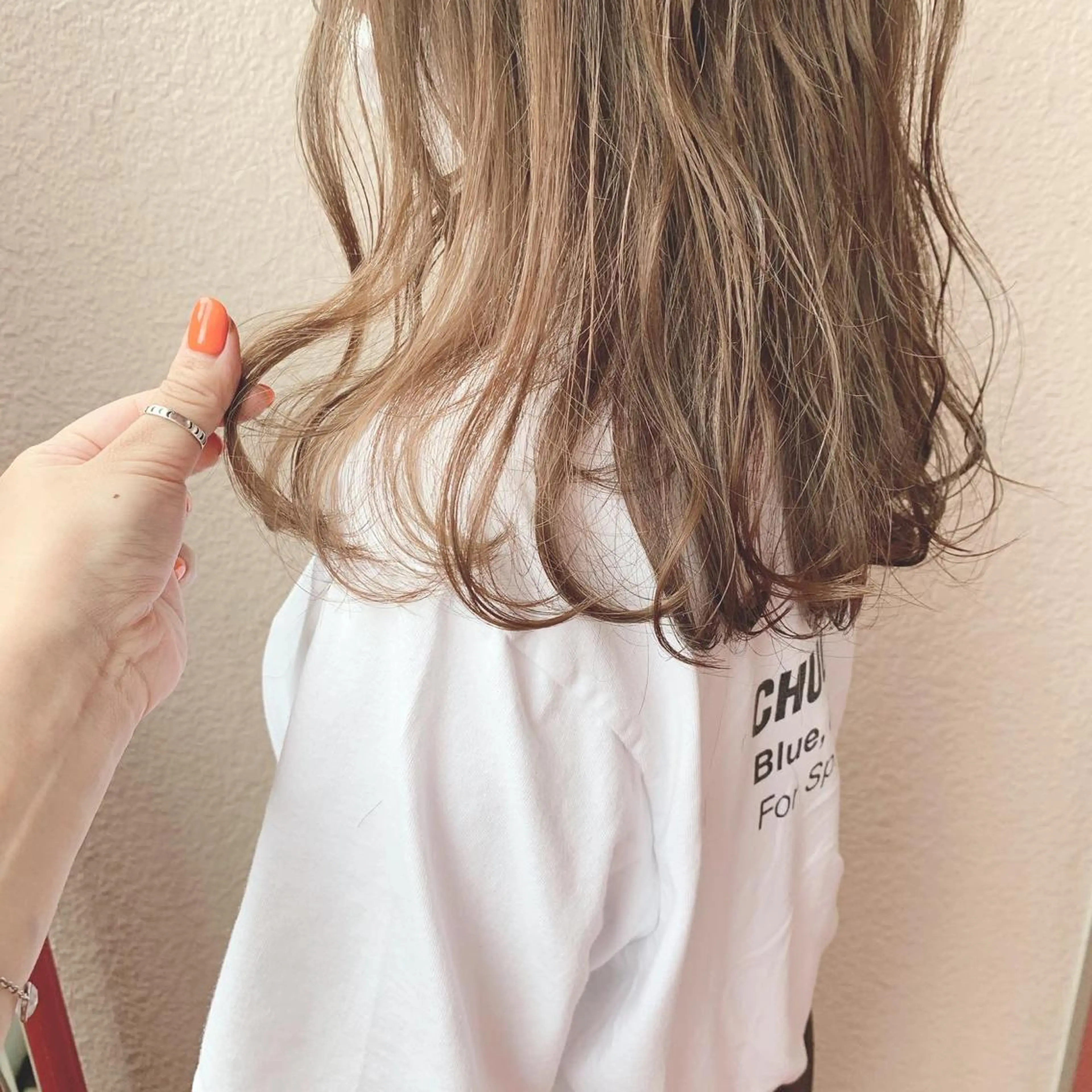 ロング カラー ヘアアレンジ 代表🎀 ふわモテ愛 され髪🩷yumiのヘアスタイル