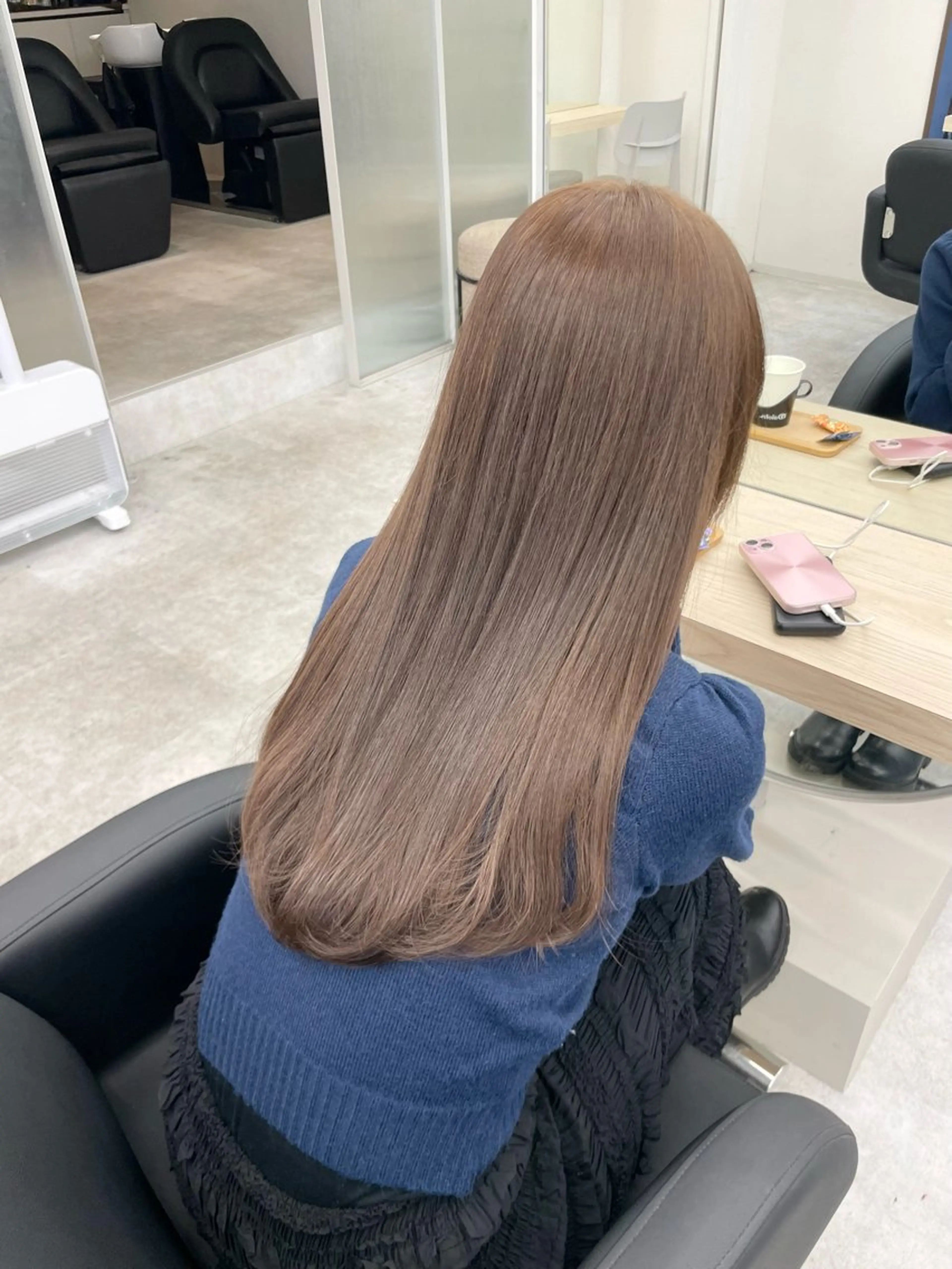 ロング カット ヘアカラー トリートメント 抜け感style💎 𝑹𝑼𝑵𝑨のヘアスタイル