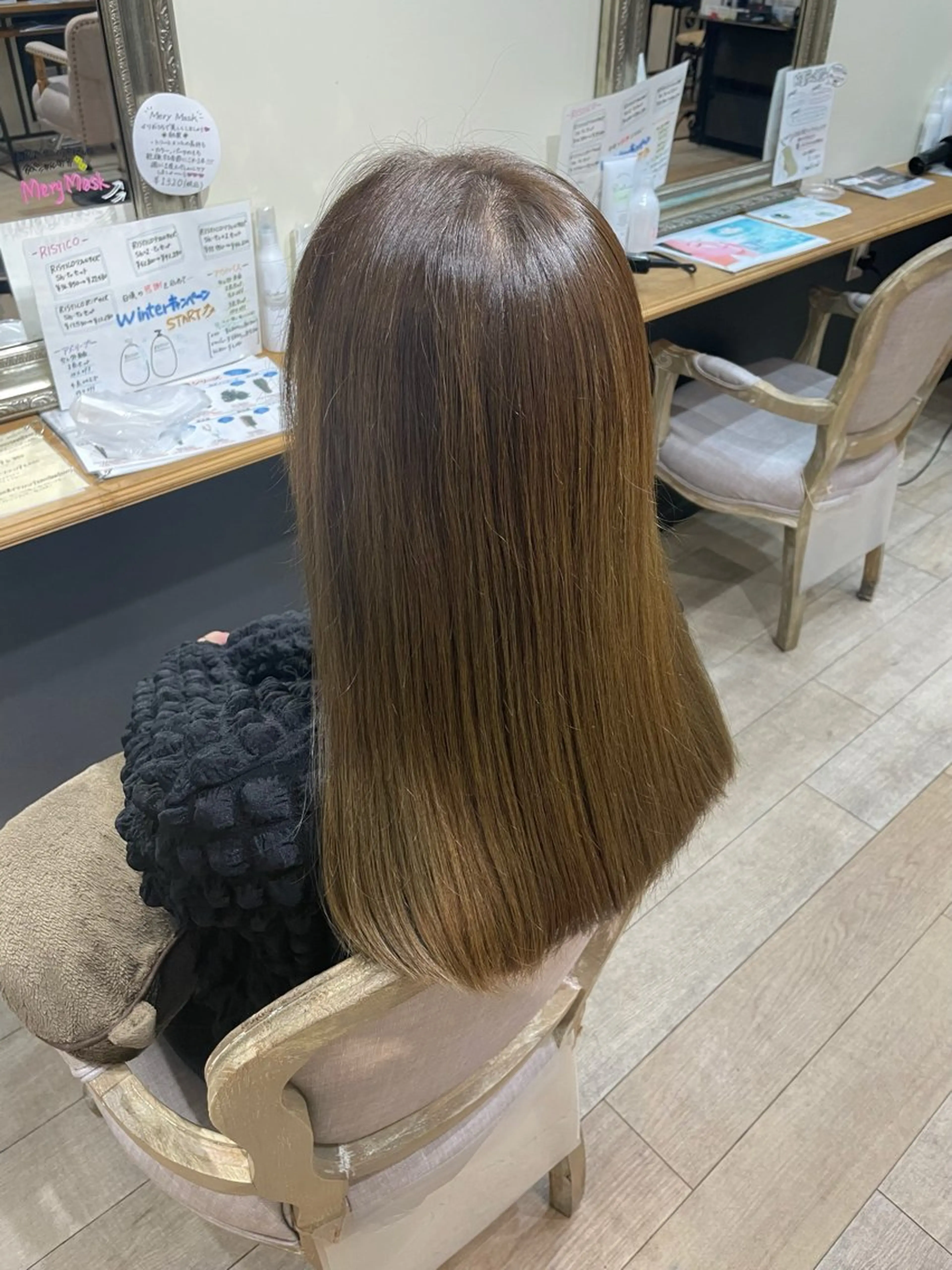 カラー ヘアカラー 艶髪🥣透明感カラー 🫧前田奈津実のヘアスタイル