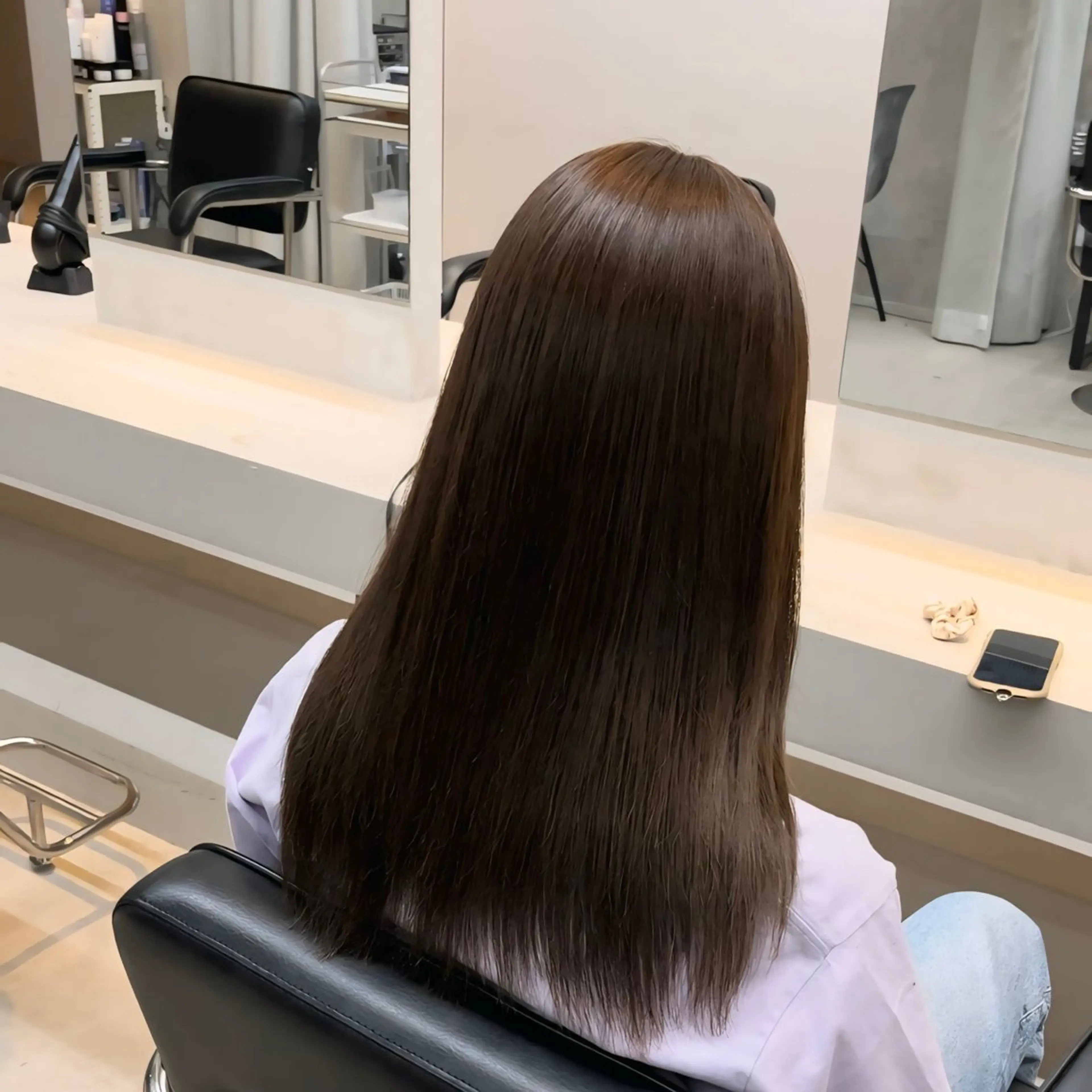 セミロング カラー hair & beauty  RENO所属・道上 摩耶のヘアスタイル