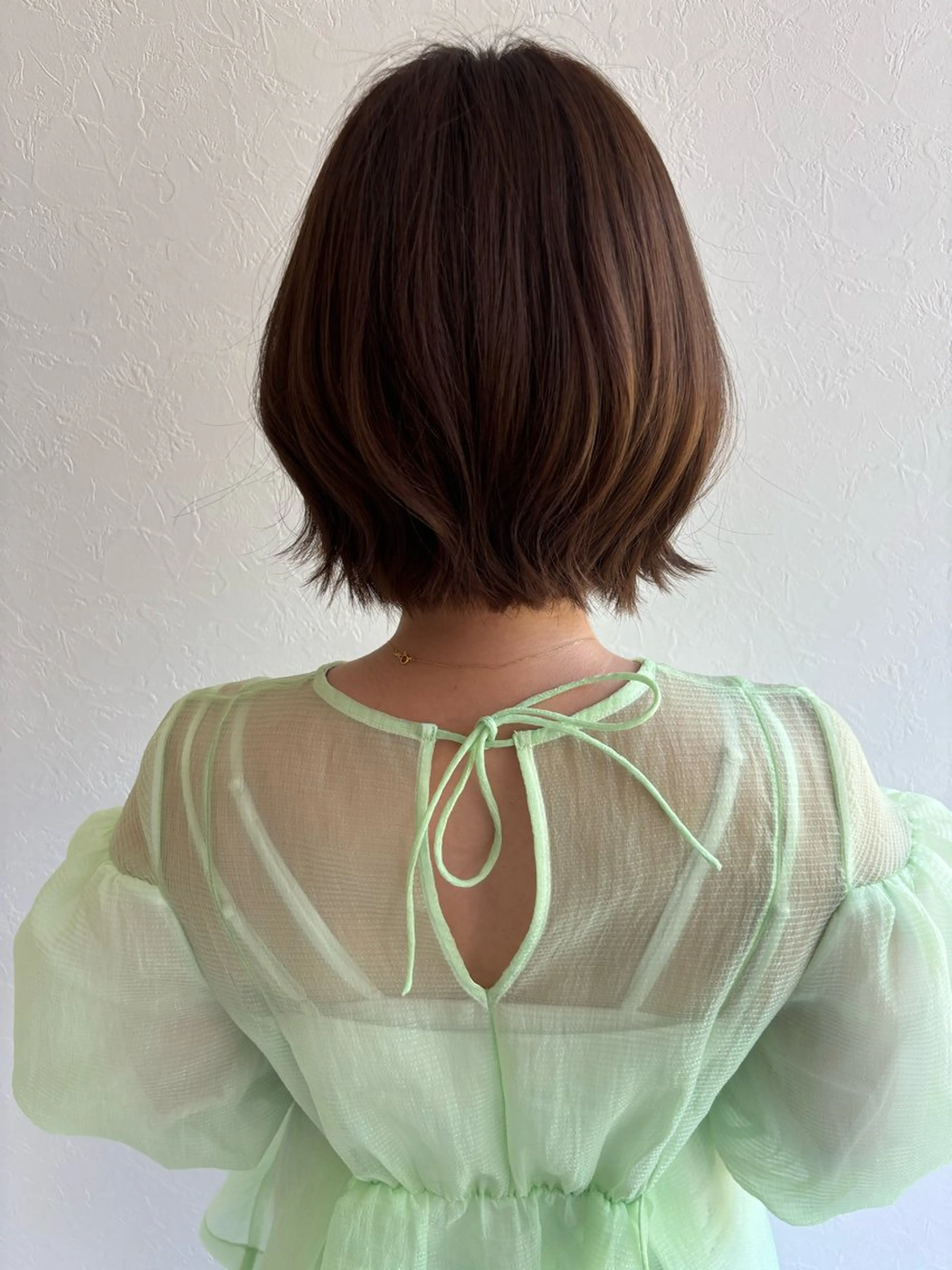 ショート ボブ 外ハネヘア 髪質改善/伏見 RABU(ému)のヘアスタイル