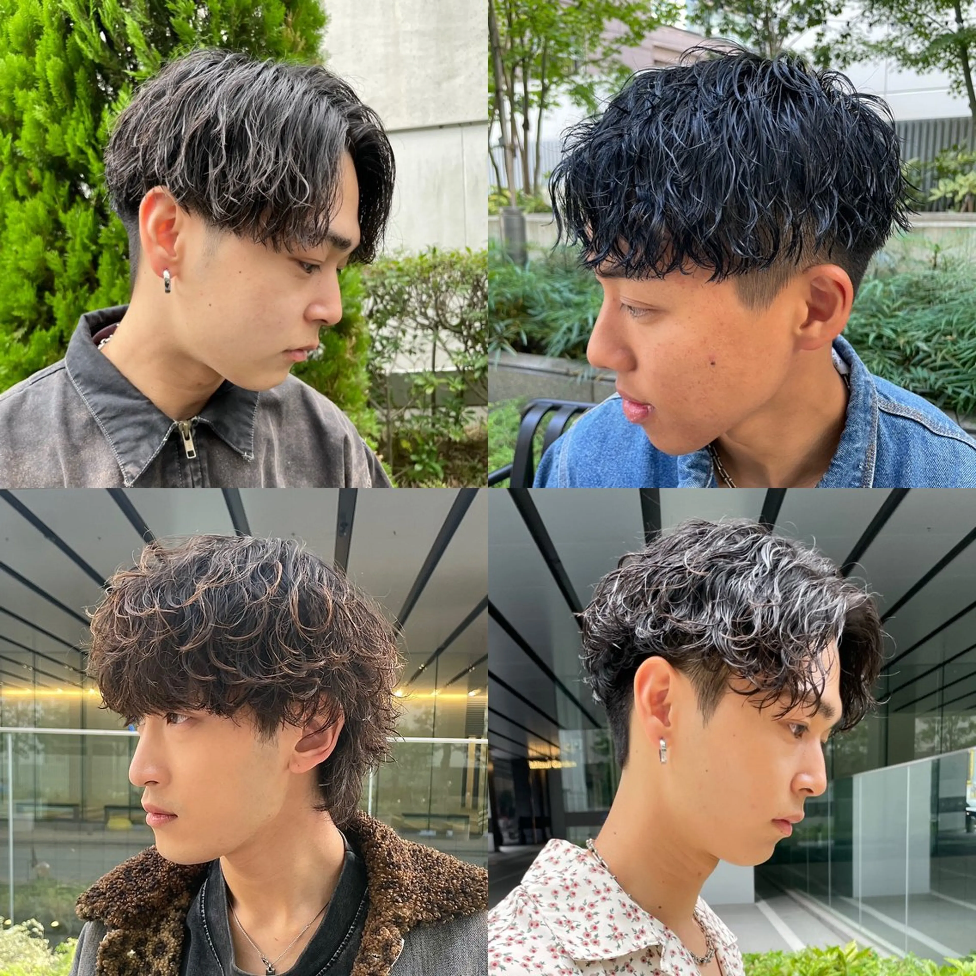 ショート カラー パーマ ヘアアレンジ メンズ カット パーマ トリートメント ヘアセット 亀井隆汰/メンズ専門 パーマ特化美容師のヘアスタイル