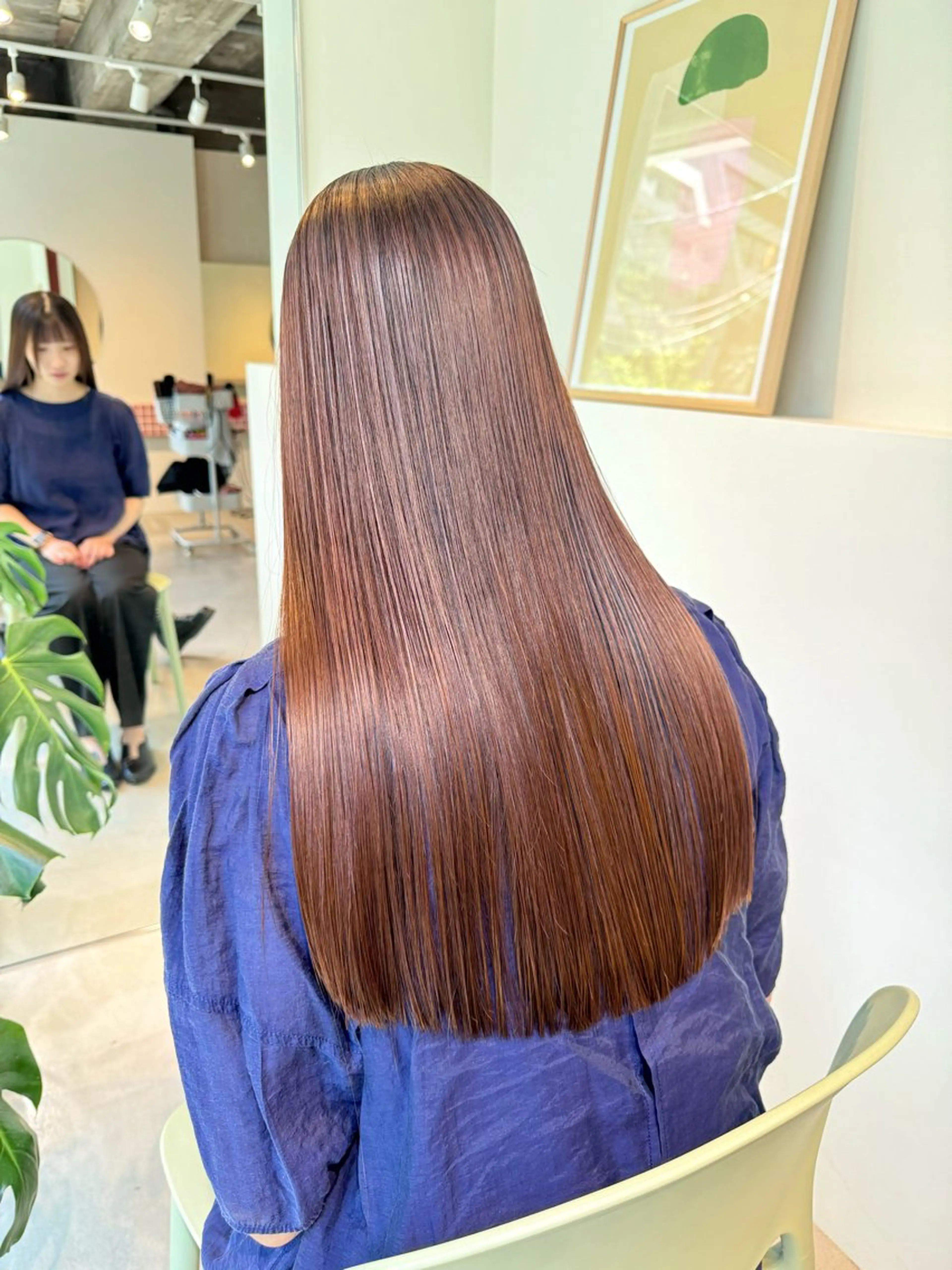 ロング アッシュ ボブ 髪質改善 レイヤーカット ロング eto所属・髪質改善スペシャリス ト長尾勇弥/梅田中津のヘアスタイル