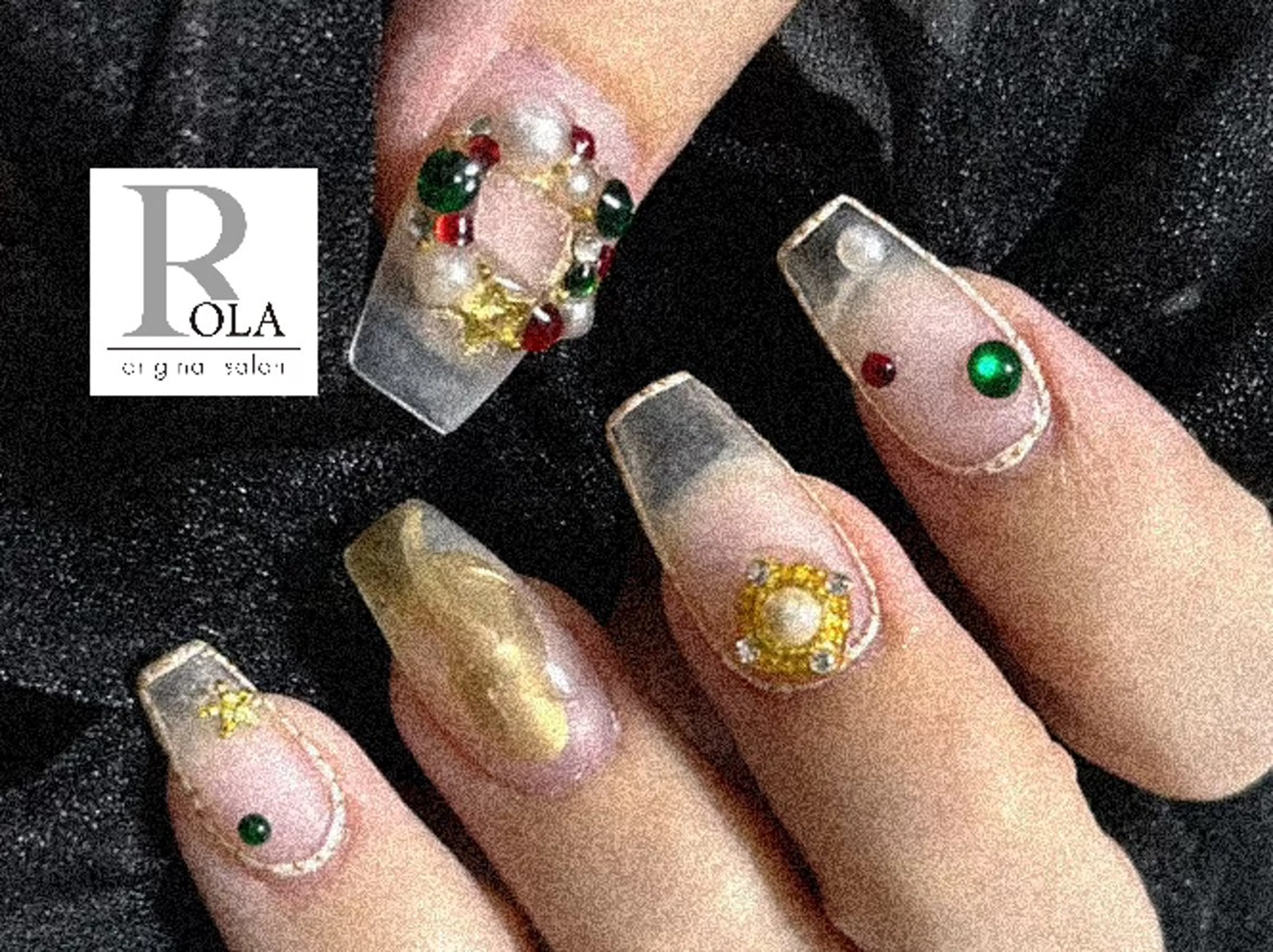 ネイル 冬ネイル クリスマス original salon ROLAのネイルデザイン