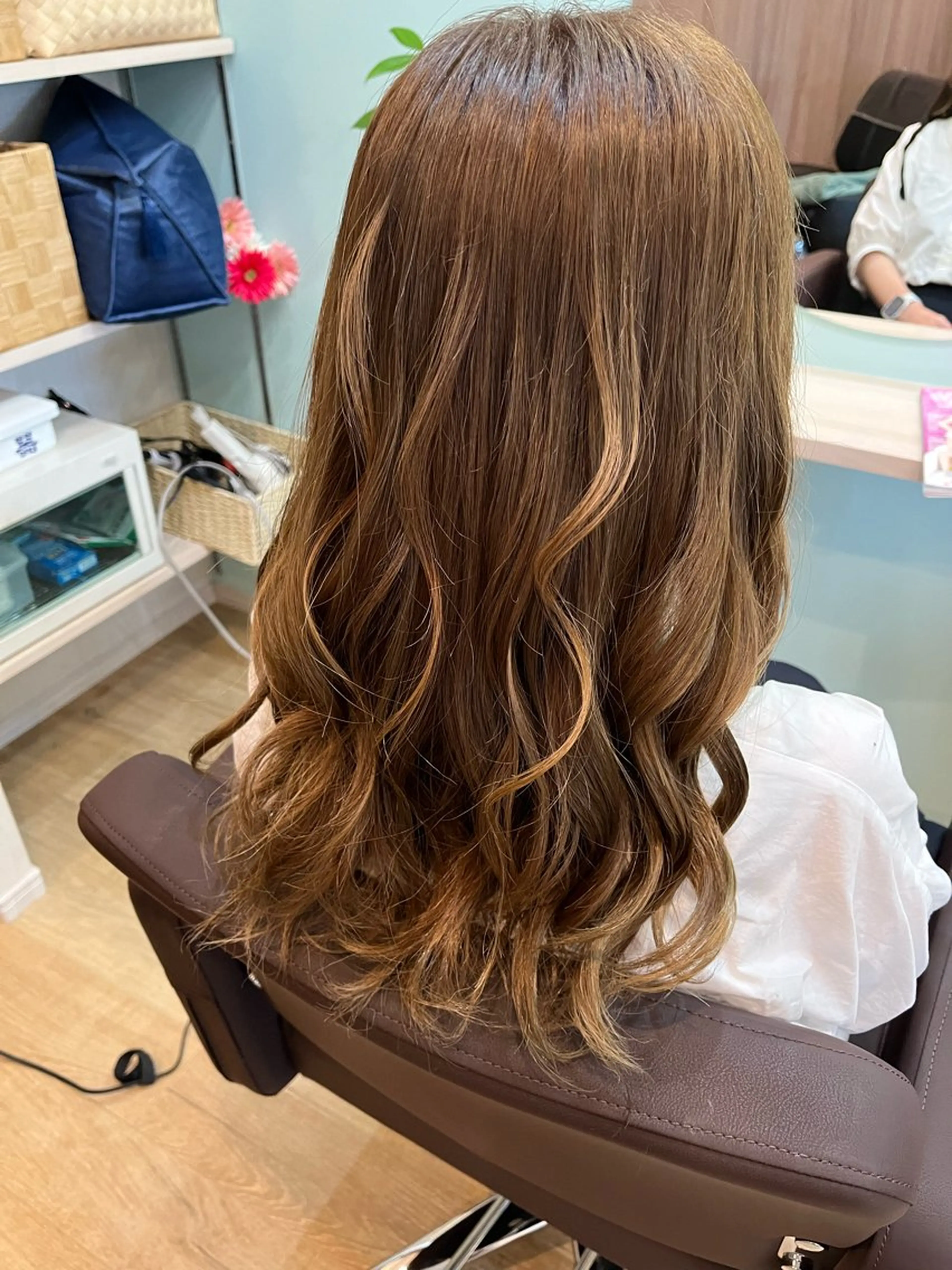 ミディアム カラー ヘアアレンジ ヘアカラー like みやびのヘアスタイル