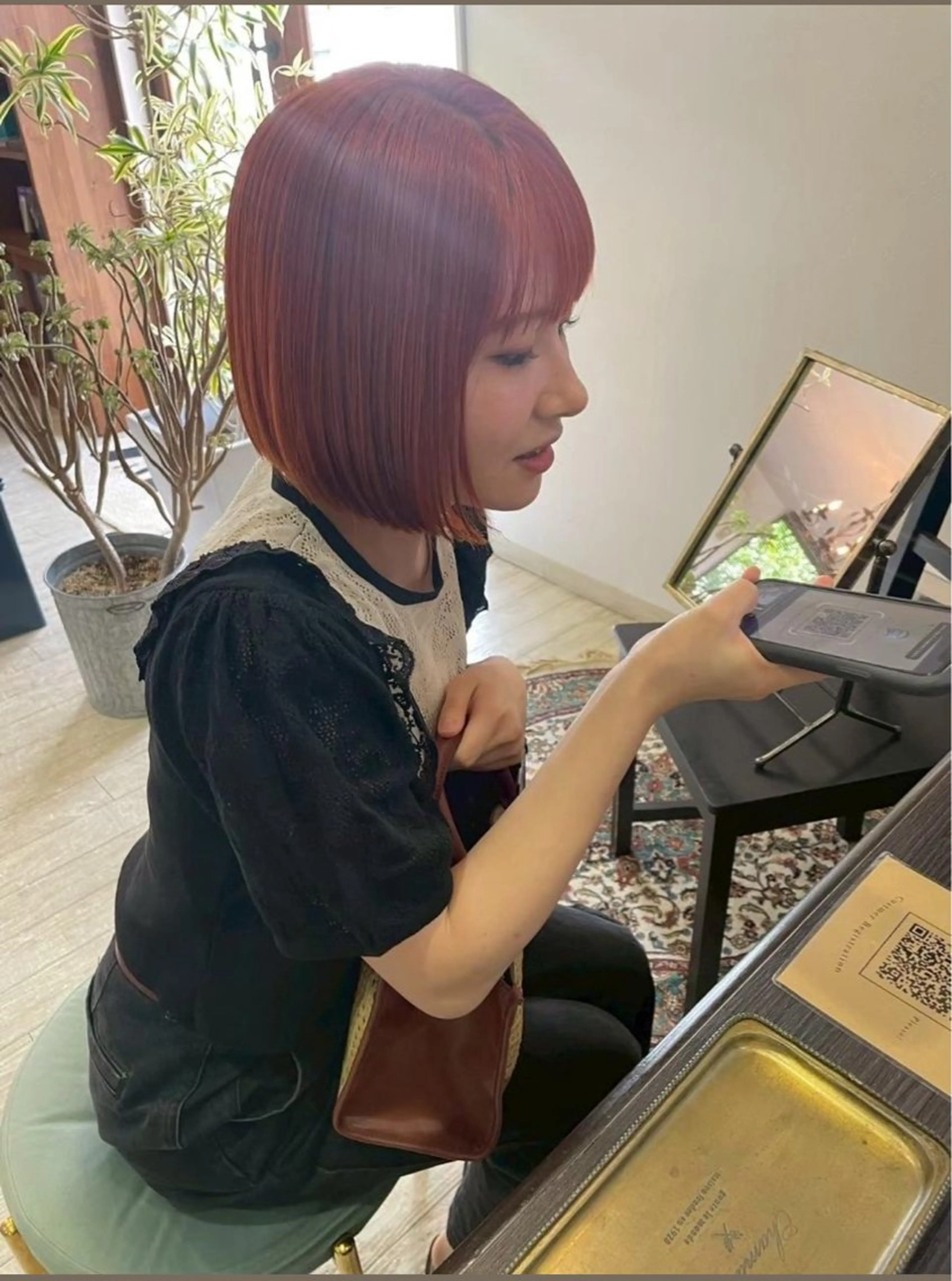 ショート ボブ 極上髪質改善 宮内開星のヘアスタイル