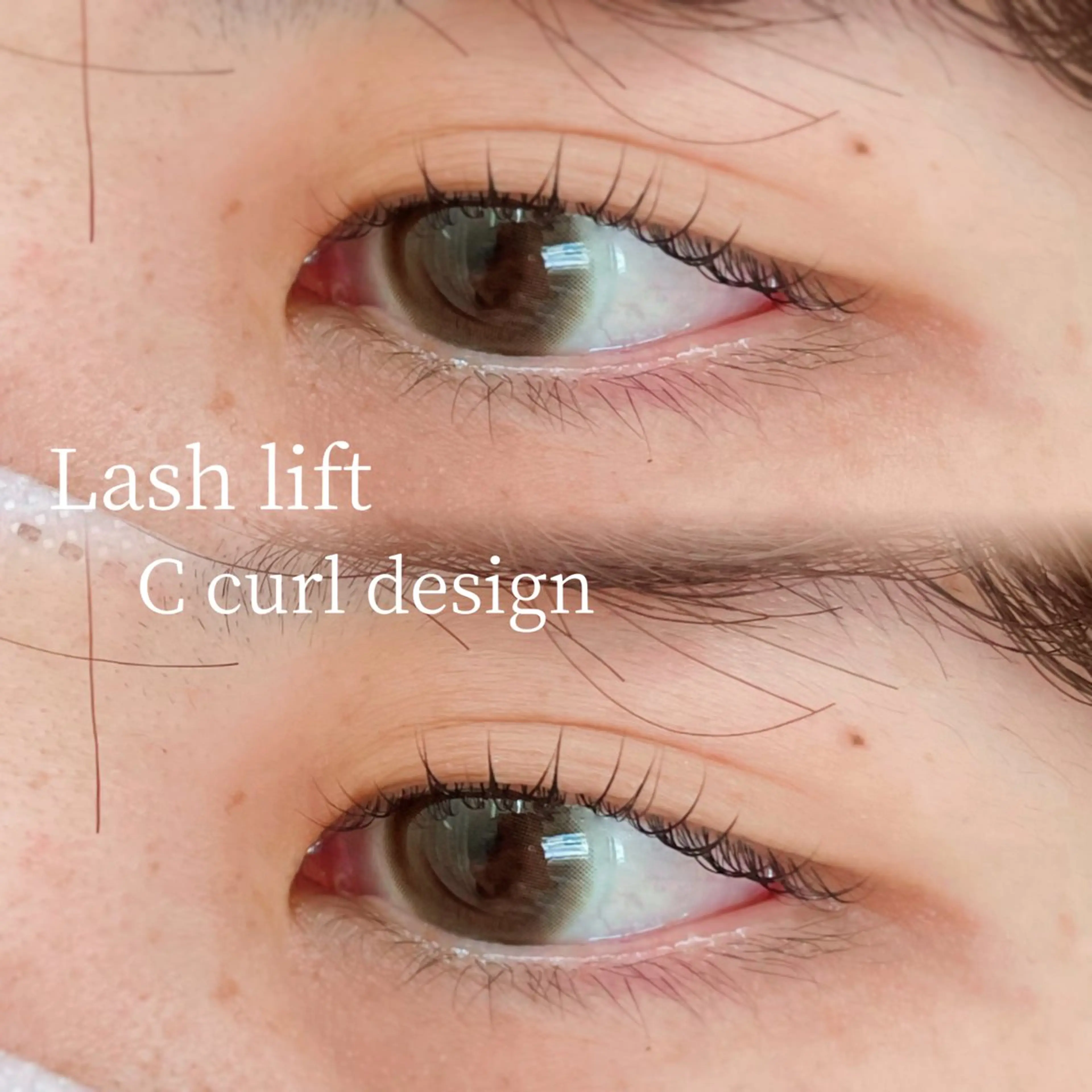 マツエク・マツパ 束感まつ毛 Cカール パリジェンヌラッシュリフト 一重×まつ毛パーマ マツパ URARA 【lazo】のマツエク・マツパデザイン