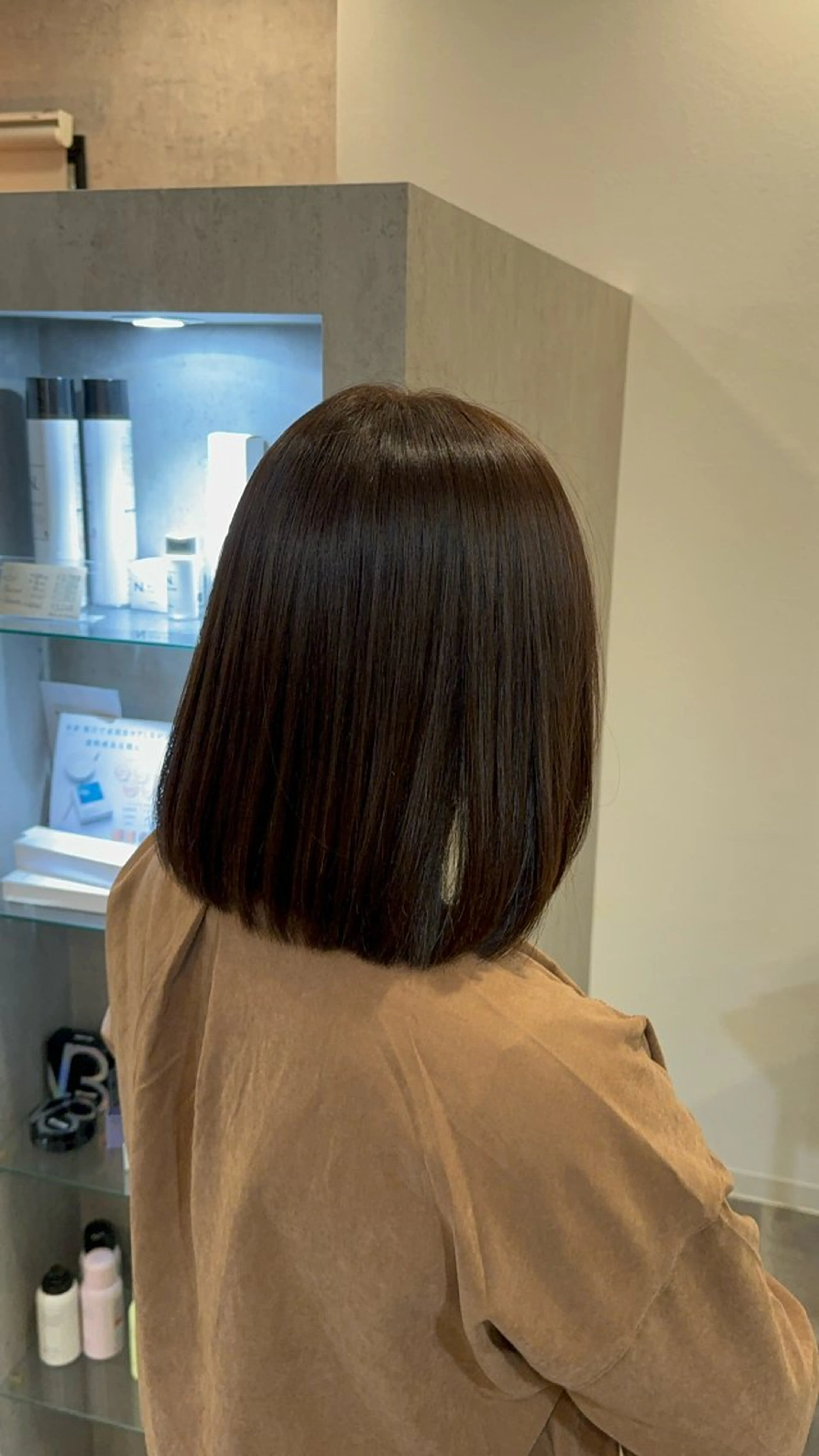 ミディアム ヘアカラー 【艶カラー⠀】坂東 要のヘアスタイル