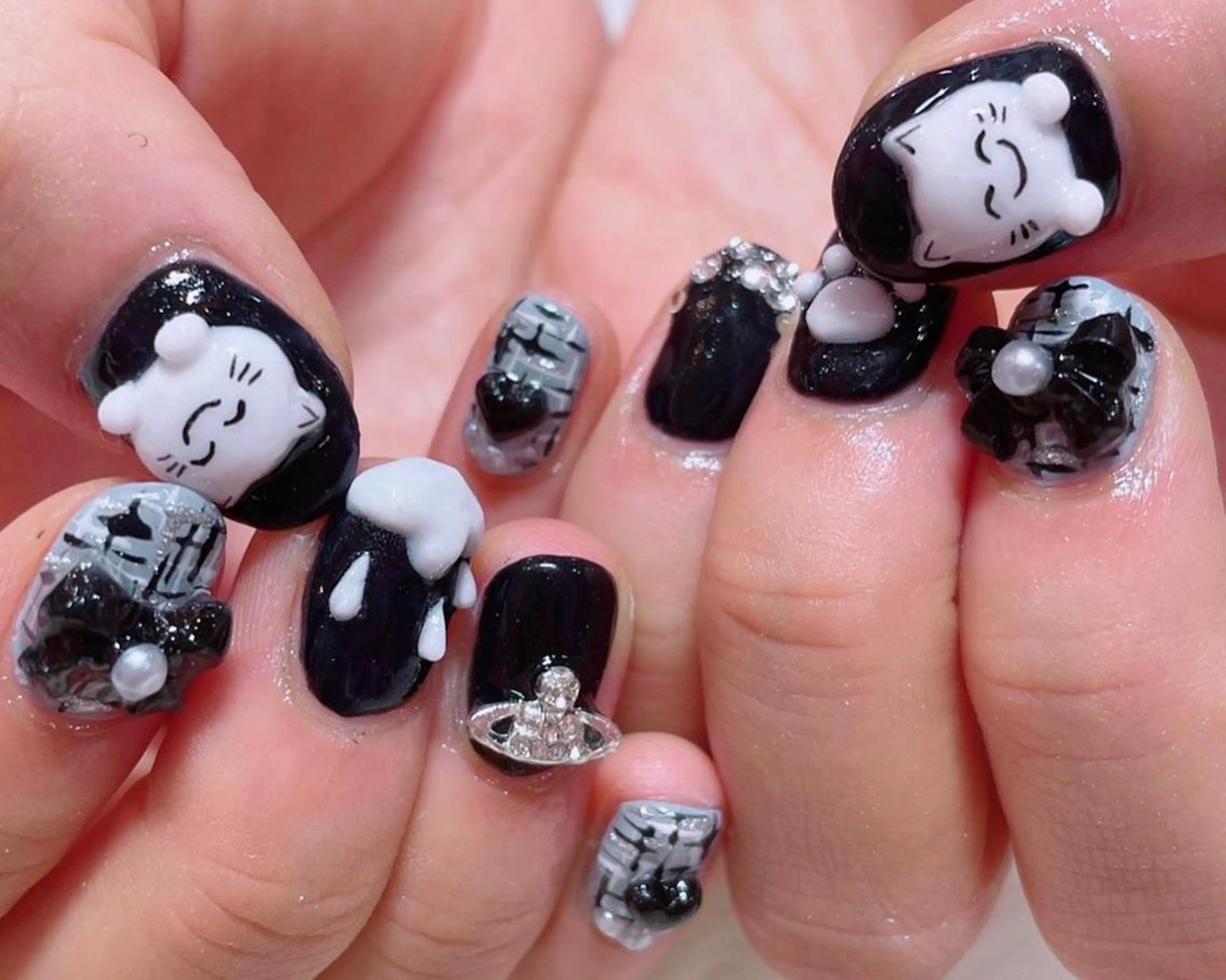 ネイル 成人式 スカルプネイル NAILSGOGO shibuyaのネイルデザイン