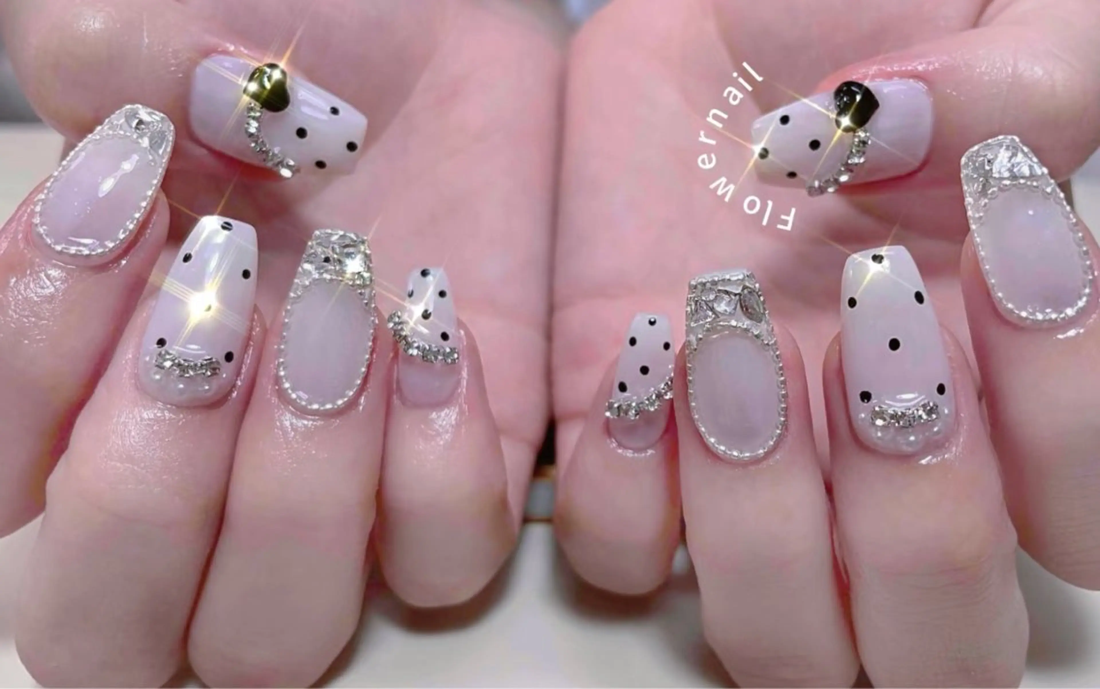 ネイル ハンドネイル ハンドケア flower nail salon所属・あや✨🆕 可愛い系長さだし専門のネイルデザイン