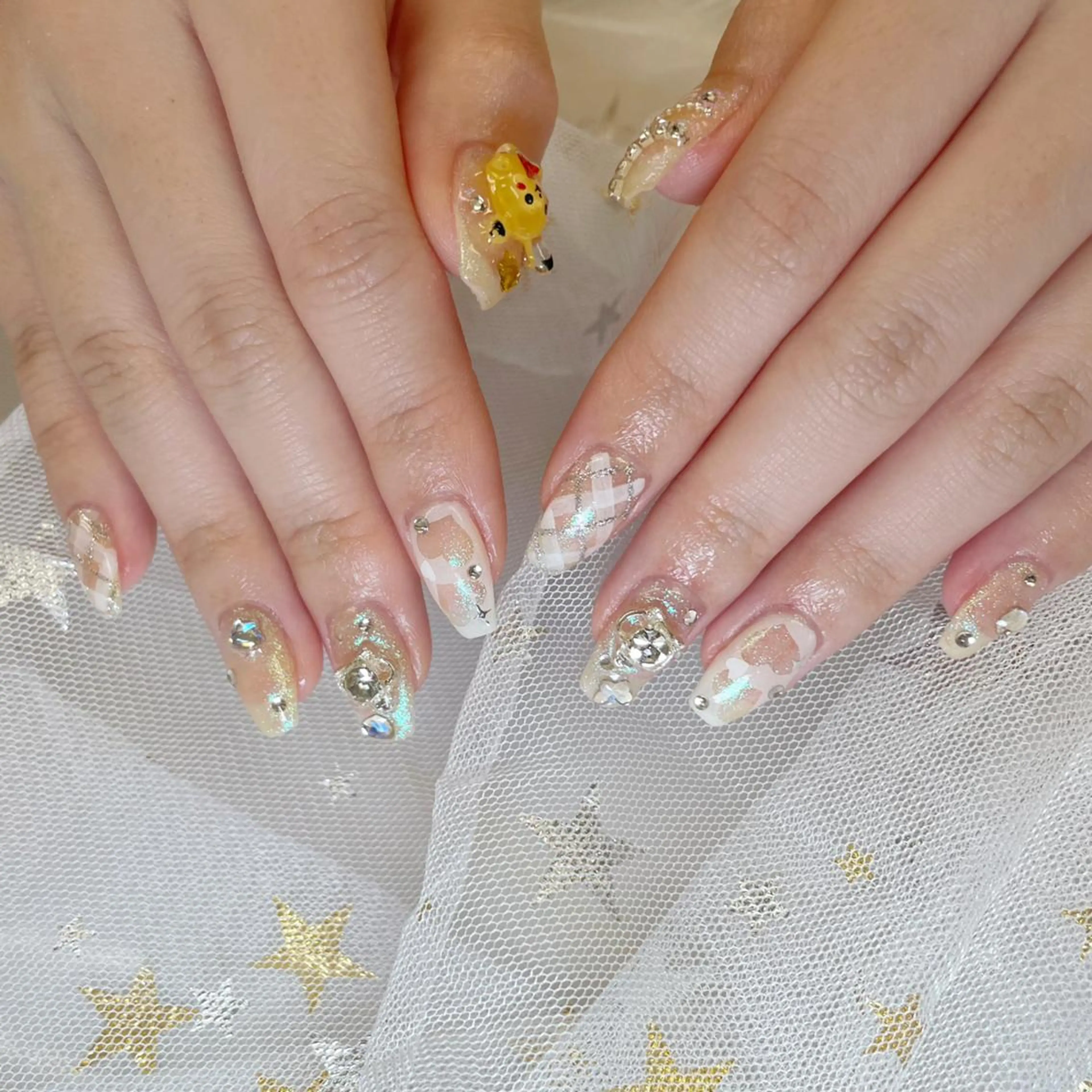 ネイル アートネイル オーロラネイル フラッシュネイル マグネットネイル ミラーネイル ハンドネイル Rejoice Nail Salonのネイルデザイン