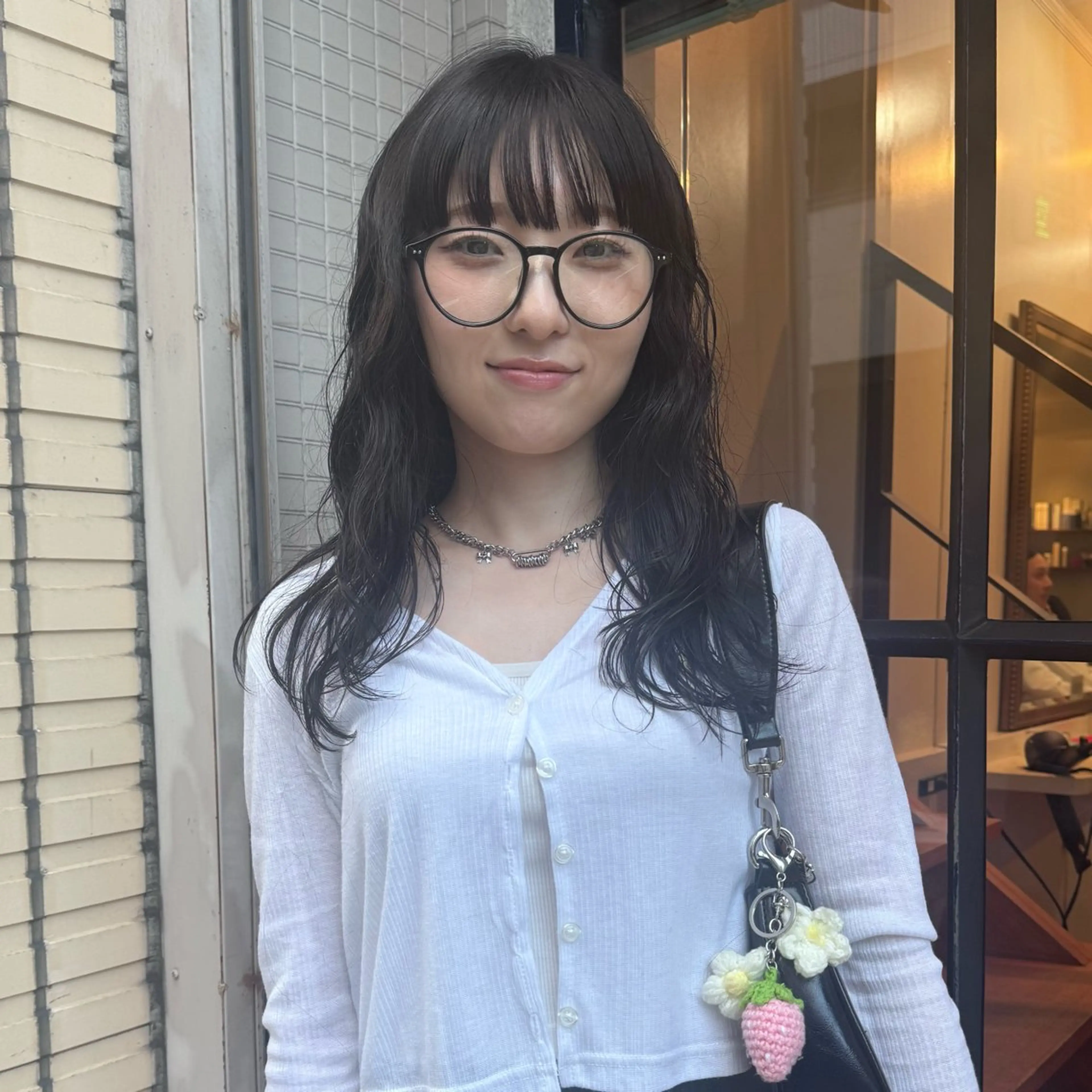 ロング カラー パーマ カット ヘアカラー パーマ トリートメント Lilu しずくのヘアスタイル