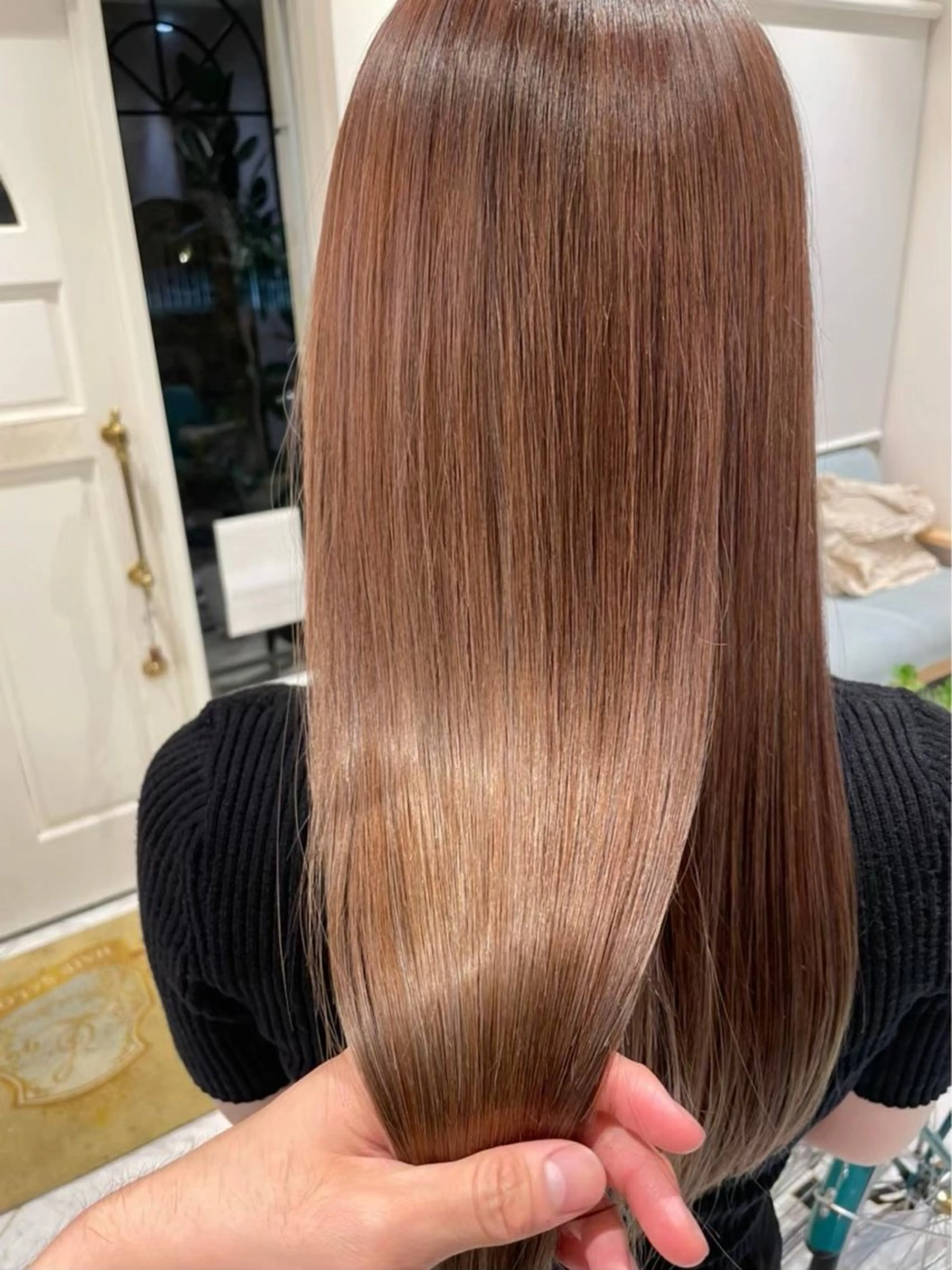 ロング カラー カット ヘアカラー トリートメント 垢抜けトレンド レイヤー🩵廣戸楓のヘアスタイル