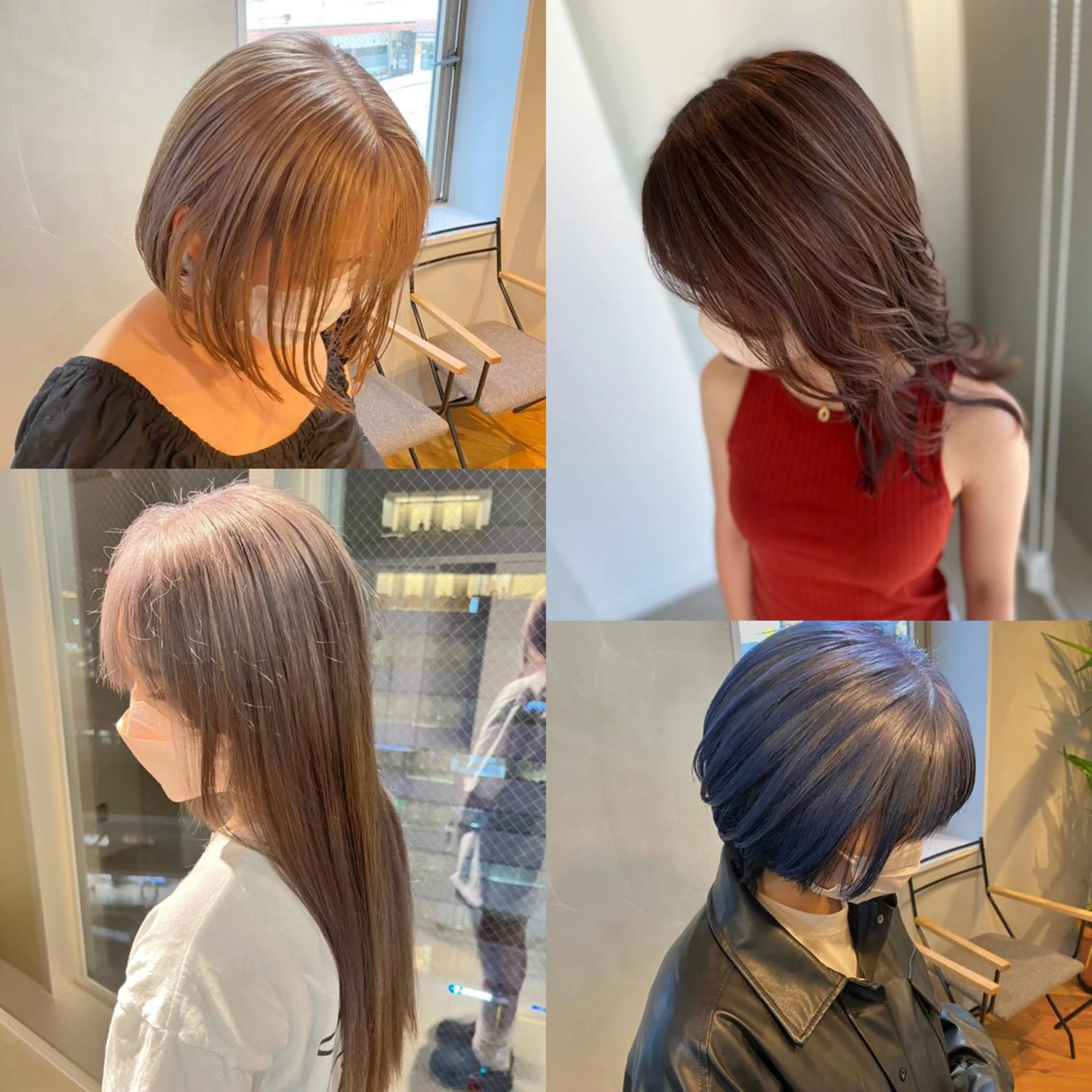 カラー ベージュカラー ブルーカラー ハイライトカラー ハイトーンカラー ミルクティーベージュ ヘアカラー DAYS 2nd 久木山湧也のヘアスタイル