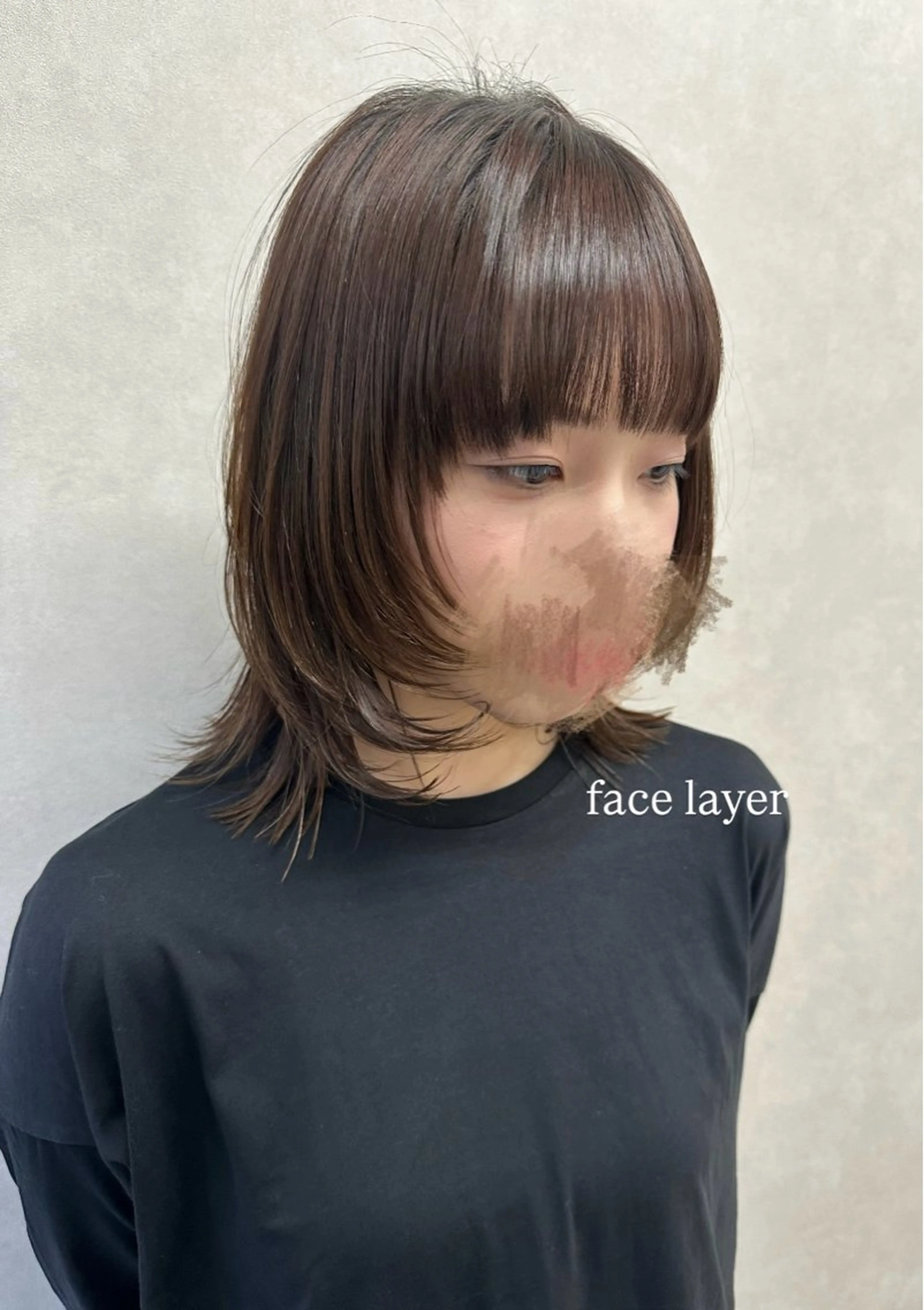 ショート 顔まわりレイヤー レイヤーカット 小顔カット カット 韓国ｽﾀｲﾙ🩶/ ﾚｲﾔｰ/ayanaのヘアスタイル