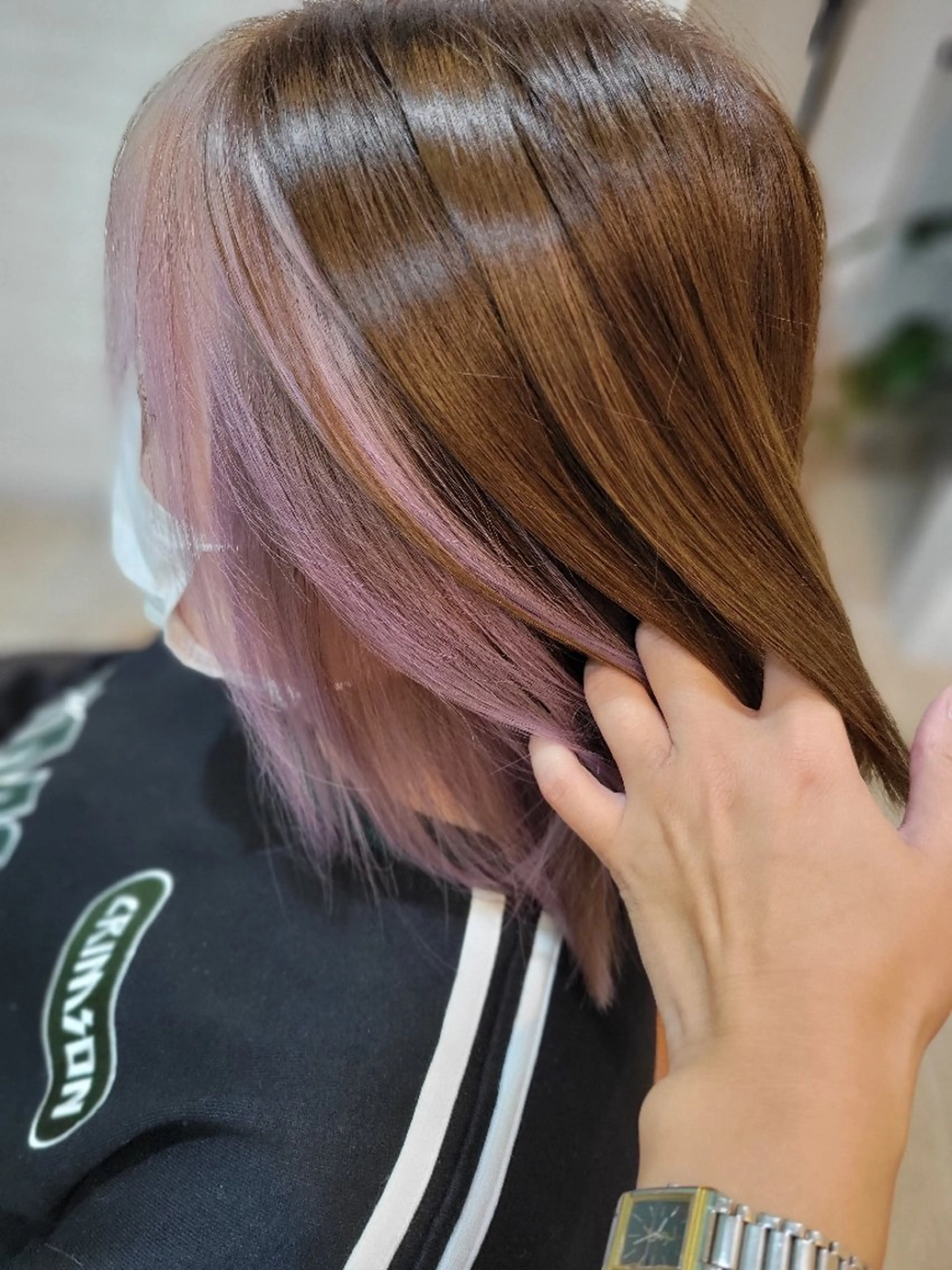 ミディアム カラー カット ヘアカラー Hair Stylist MAFUYU所属・ハイライト/カラー ⭐中村真冬のヘアスタイル