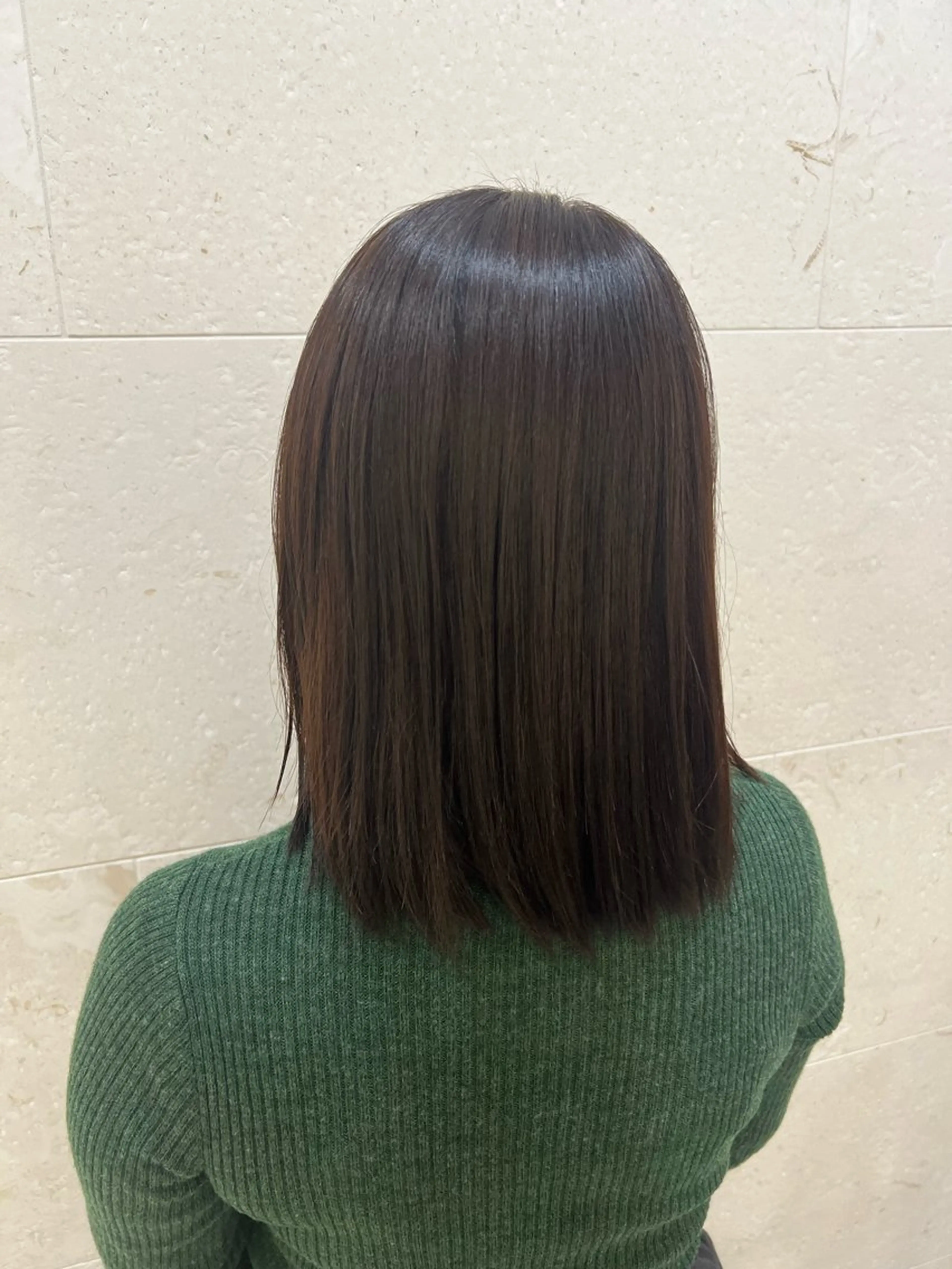 ミディアム カラー ヘアカラー 鈴木 愛華のヘアスタイル