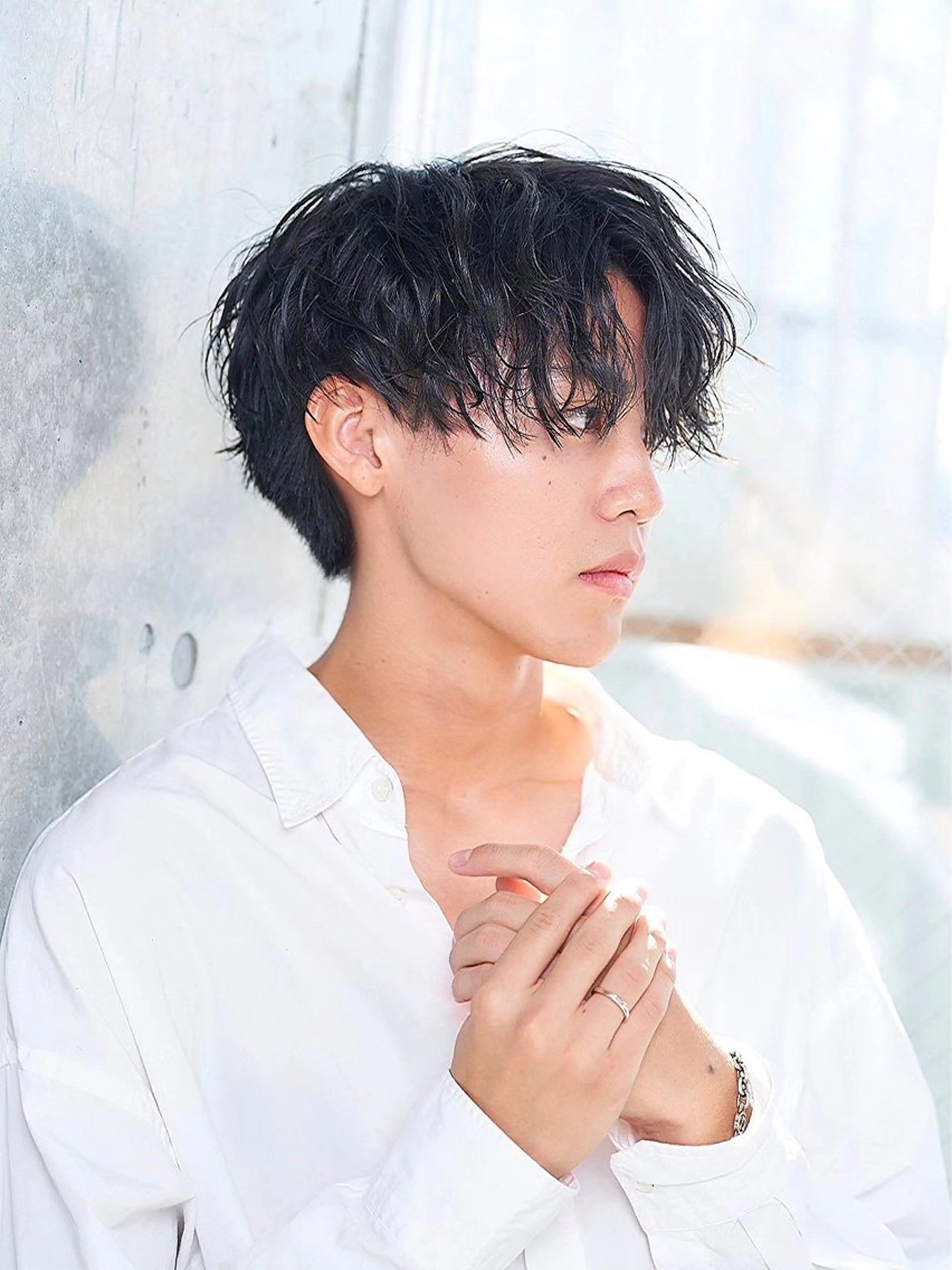ショート パーマ ヘアアレンジ 🇰🇷韓国ヘア TAKUMI🐯💎のヘアスタイル
