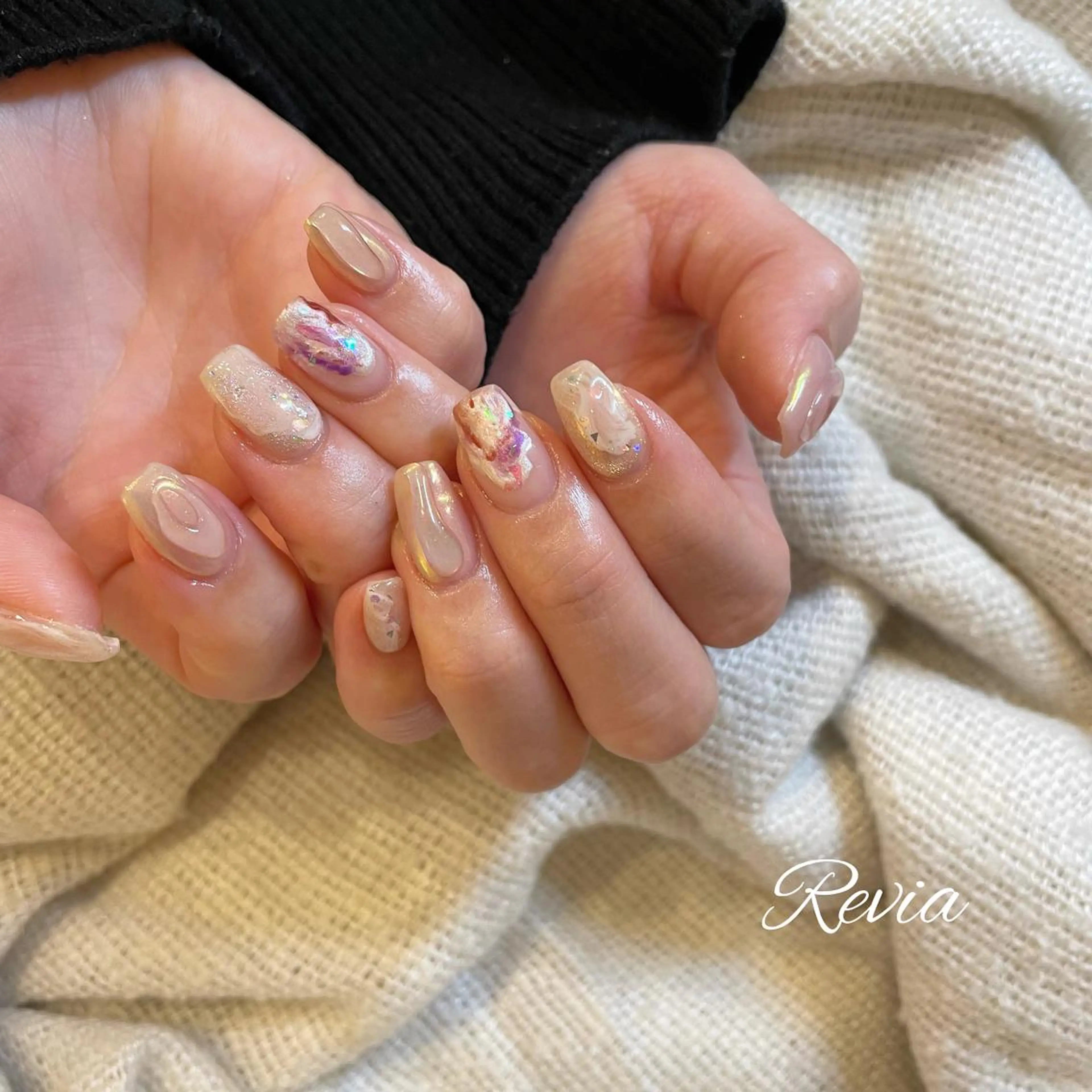ネイル ハンドネイル revia所属・ERI Nailistのネイルデザイン