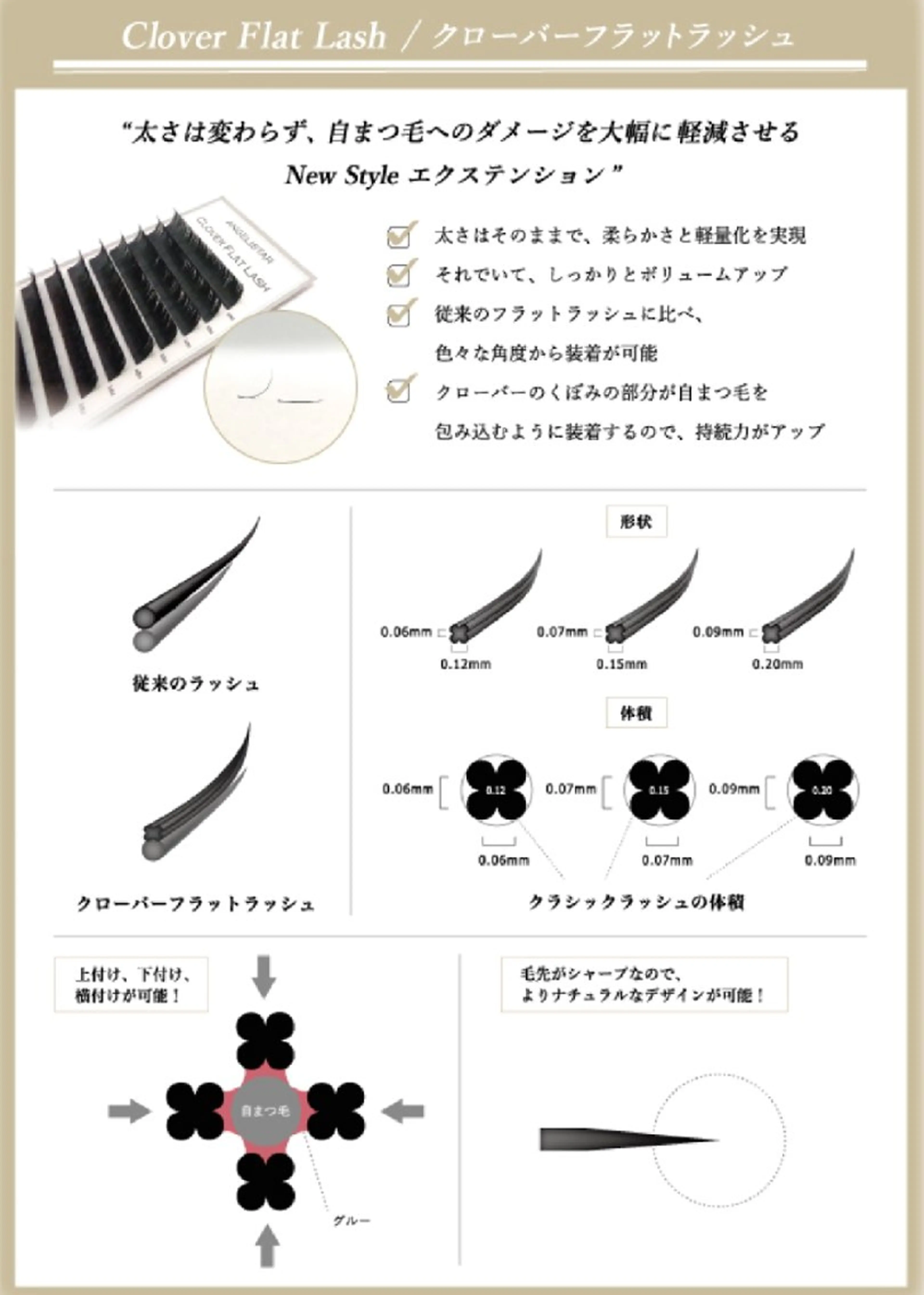 マツエク・マツパ フラットラッシュ Grace コバヤシのマツエク・マツパデザイン